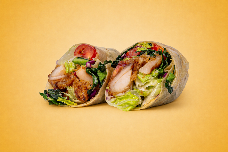 Crispy Chicken Caesar Wrap