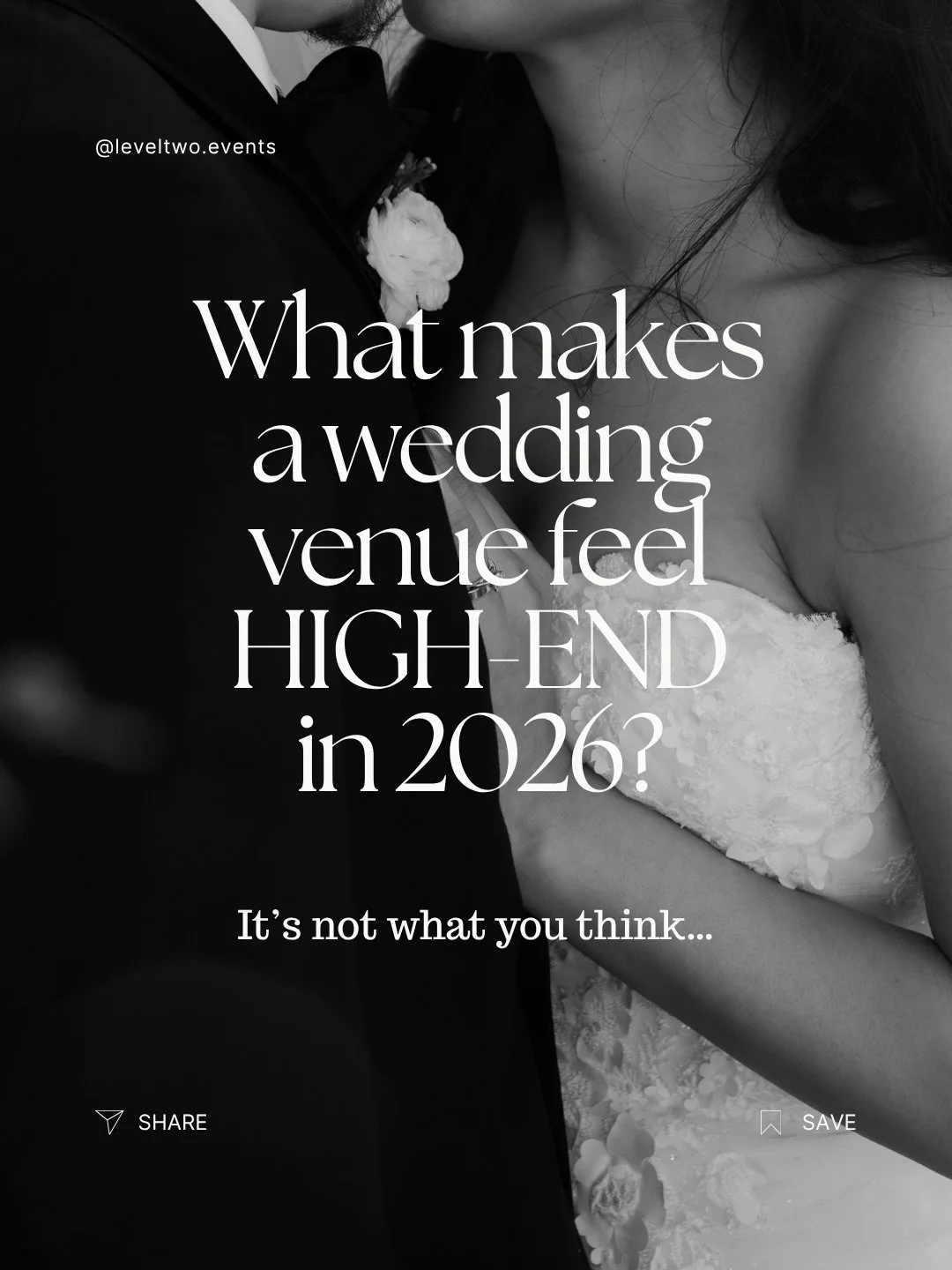 In 2026, high-end weddings are not about how much you spend&hellip;

They&rsquo;re about how your wedding feels ✨

From lighting and layout to guest experience and flow,
the most elegant weddings today are designed with intention &mdash; not excess.
