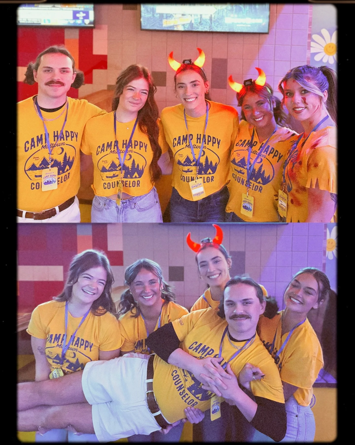 Happy Slasher Saturday! 🙂🔪 It&rsquo;s the last night of Camp Happy. Take a stab of our spooky drinks and join the scary fun! #camphappy