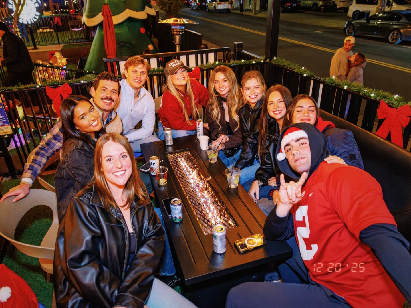 Feeling JOLLY?! Jingle all the way to HAPPY for our boozy Hot Cocoa &amp; Cider Bar and all the holiday vibes! 🎄🎅☕️🍸🎁