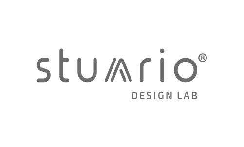 Sturio Design Lab logo with stylized text