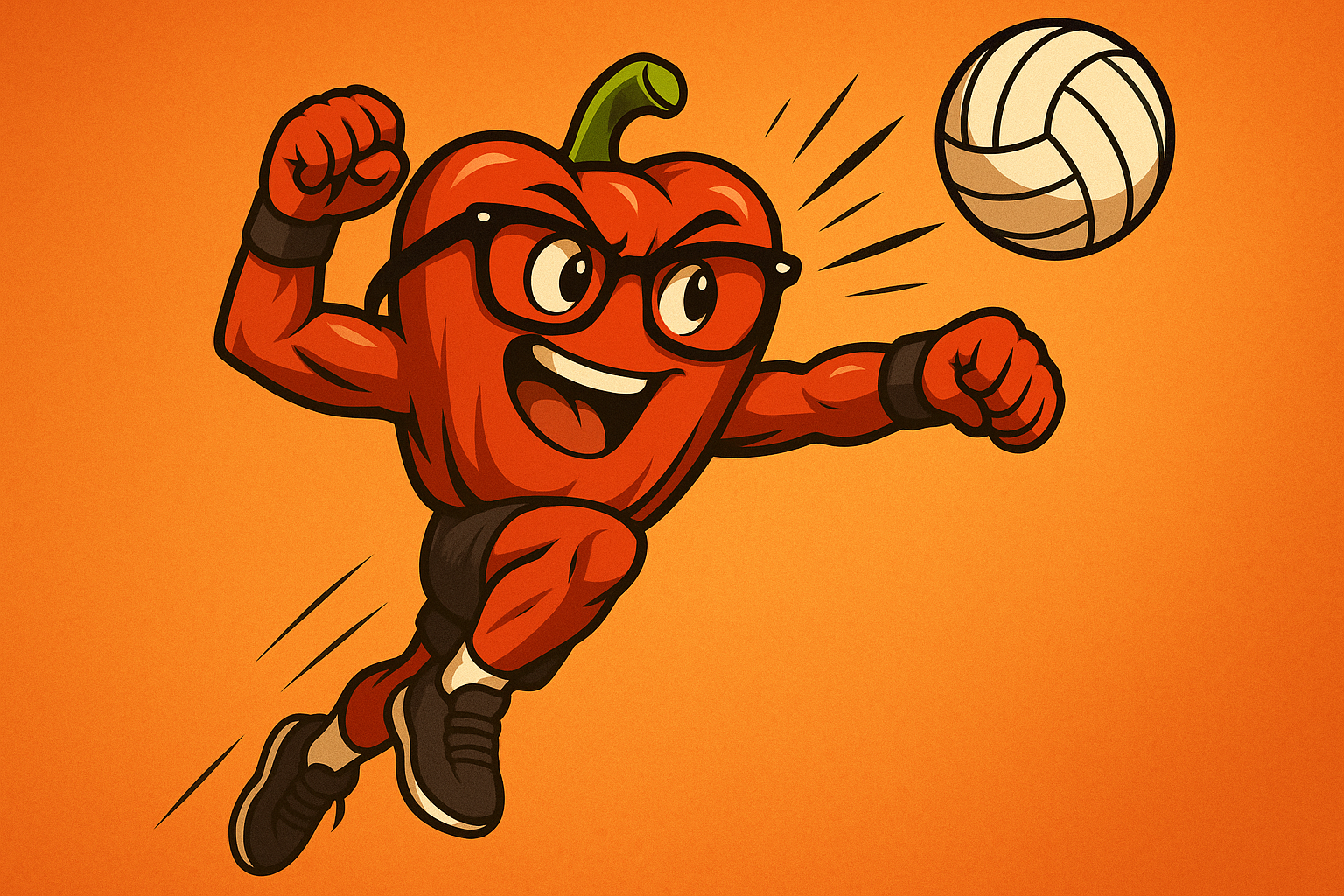the bell pepper open
