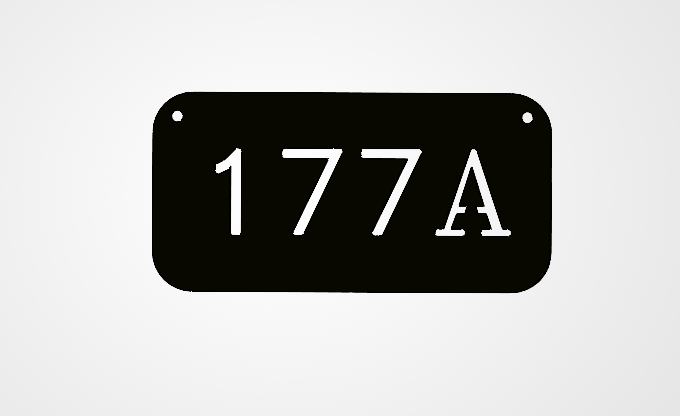 Customizable Porch Sign Small
