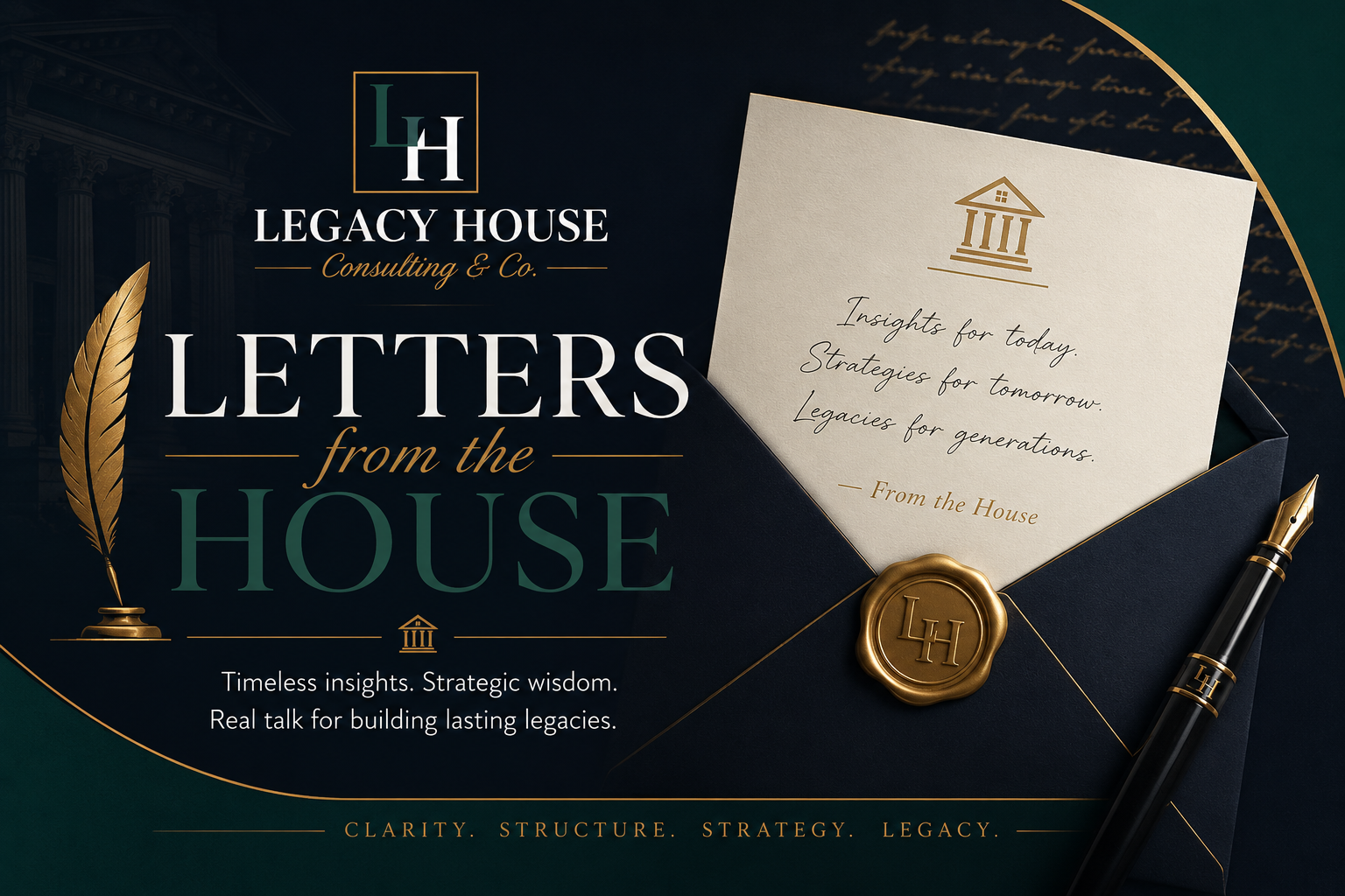 Welcome to "Letters from the House"