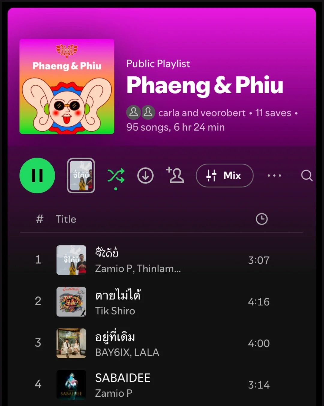 Happy holidays! We're taking a short break, but we'll be back in the new year with more Lao food and good times.

A lot of you have been asking about the music 🎶 we play at our pop-ups, so I wanted to share our playlist as a thank you. Lao and South