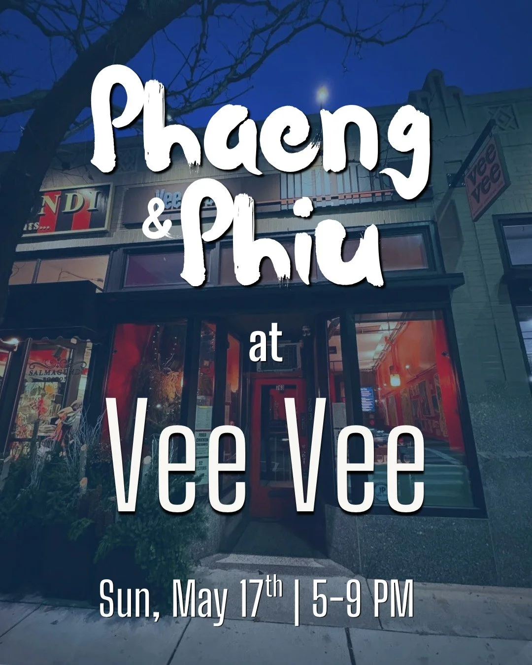 18 years of feeding Jamaica Plain with love and they still had room for us at the table. We're honored 🙏 

Phaeng &amp; Phiu is popping up at @veeveejp and we could not be more excited. Kristin and Dan built something truly special over there, the k