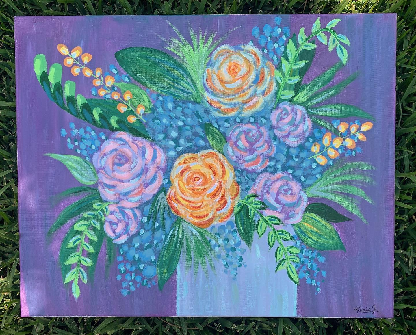 Sneak peek at what we’ll be painting together in the workshop coming up💐🌼🌸🪻 @saltedhaven @backyardgarden.austin
Who’s ready to paint?! 🎨🖌️