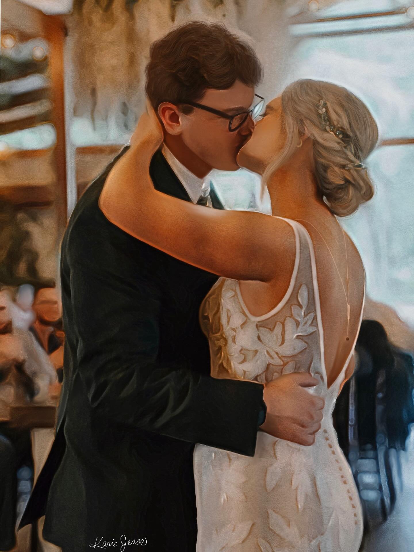 Zach & Bailee wedding portrait! 🤍💍