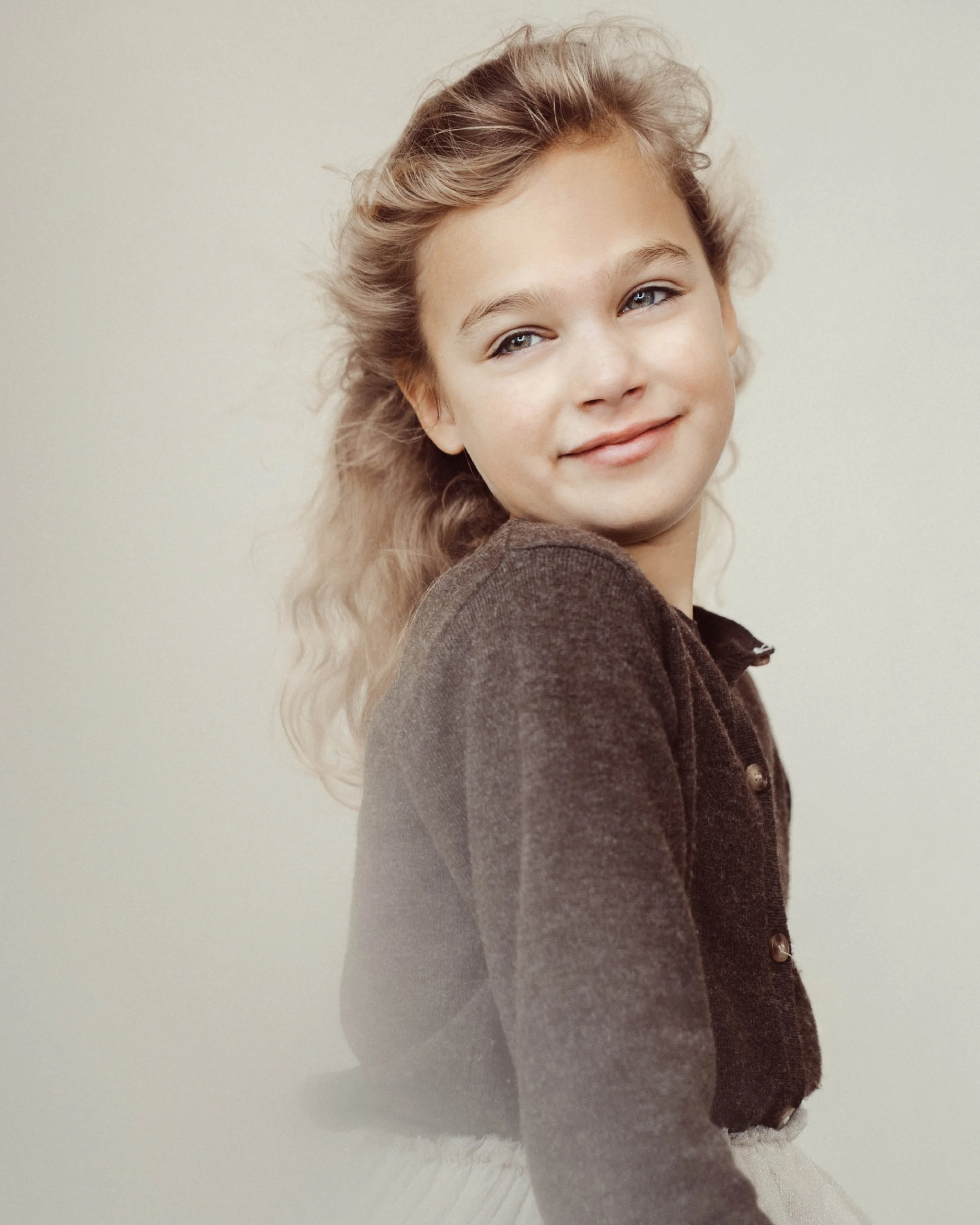 kindershoot  in daglichtstudio den bosch fine art portret