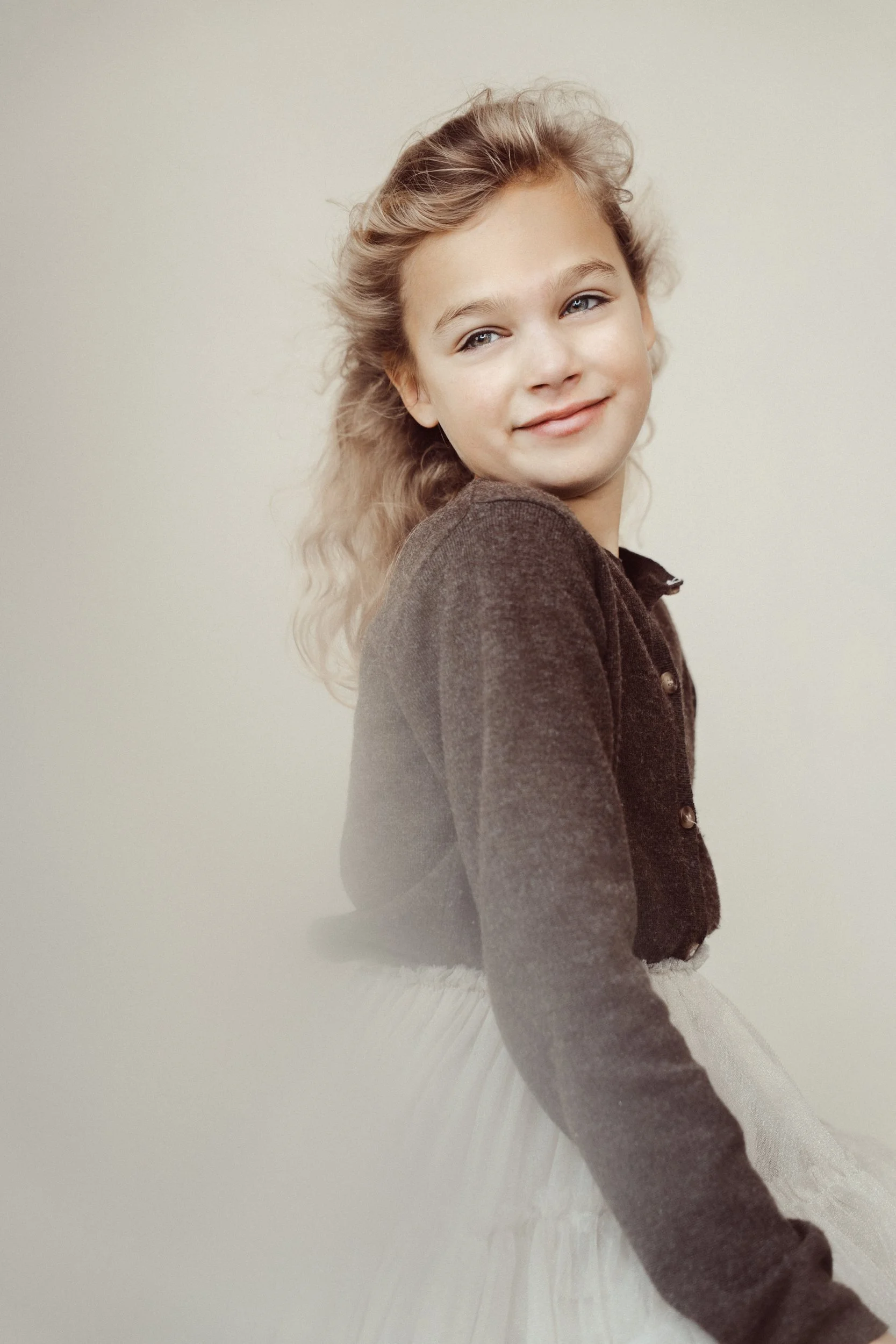 kindershoot  in daglichtstudio den bosch fine art portret