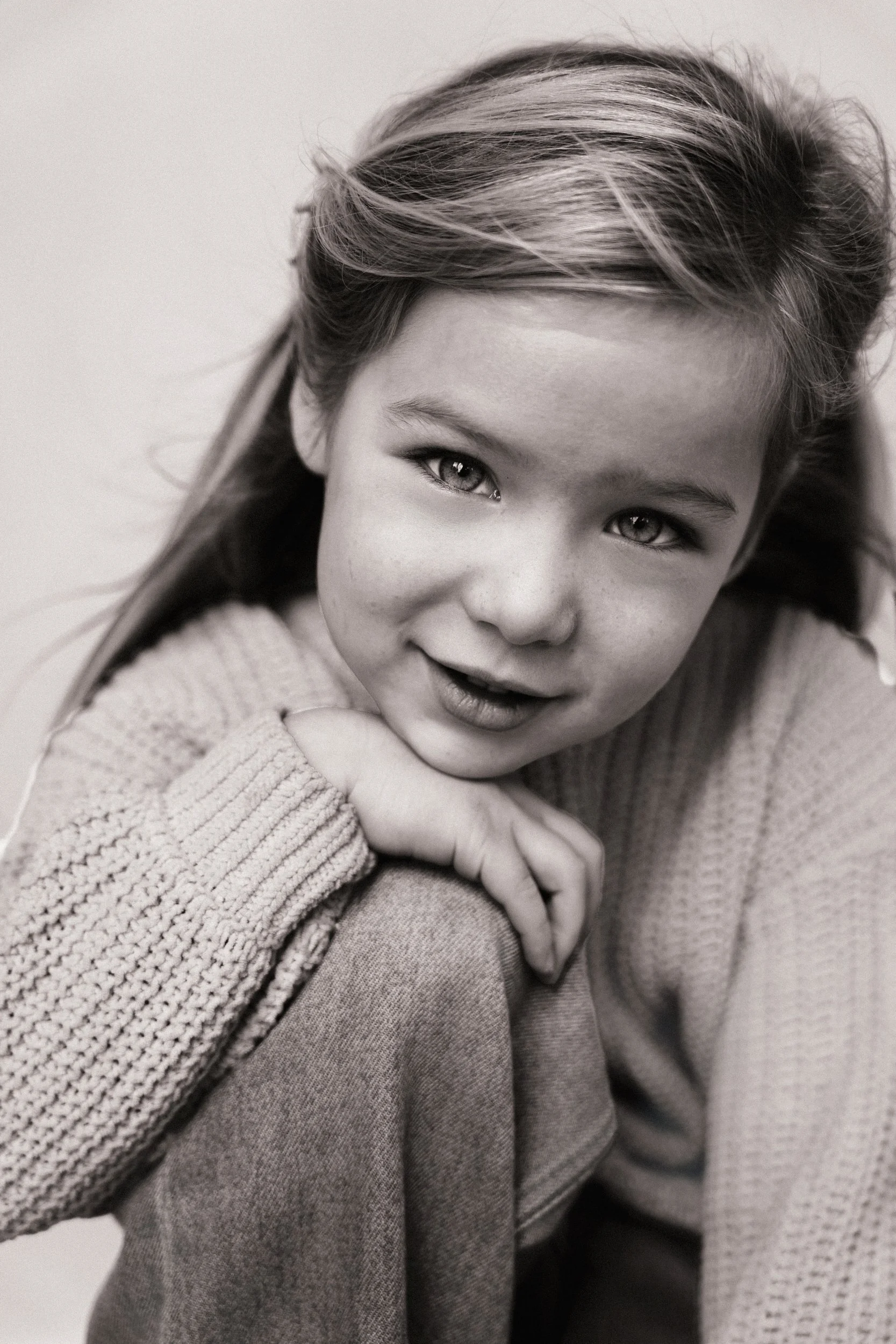 kindershoot  in daglichtstudio den bosch fine art portret
