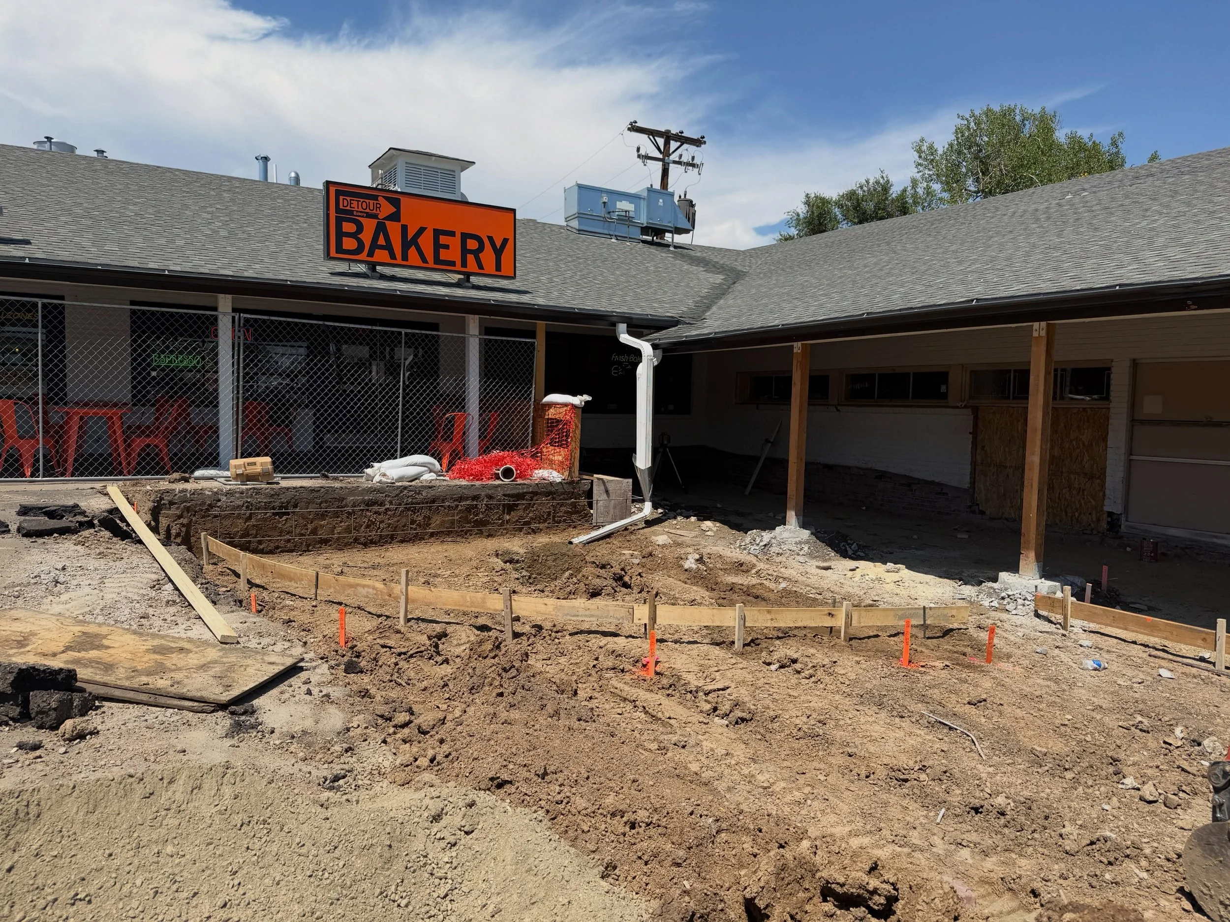 @recess_denver beer garden outdoor patio construction has begun! Stay tuned for updates!