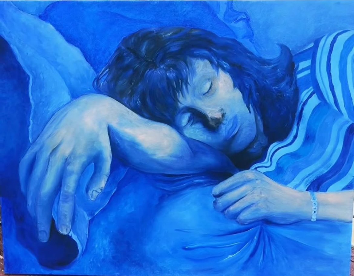 Slumber, Oil on canvas, Spring 2024