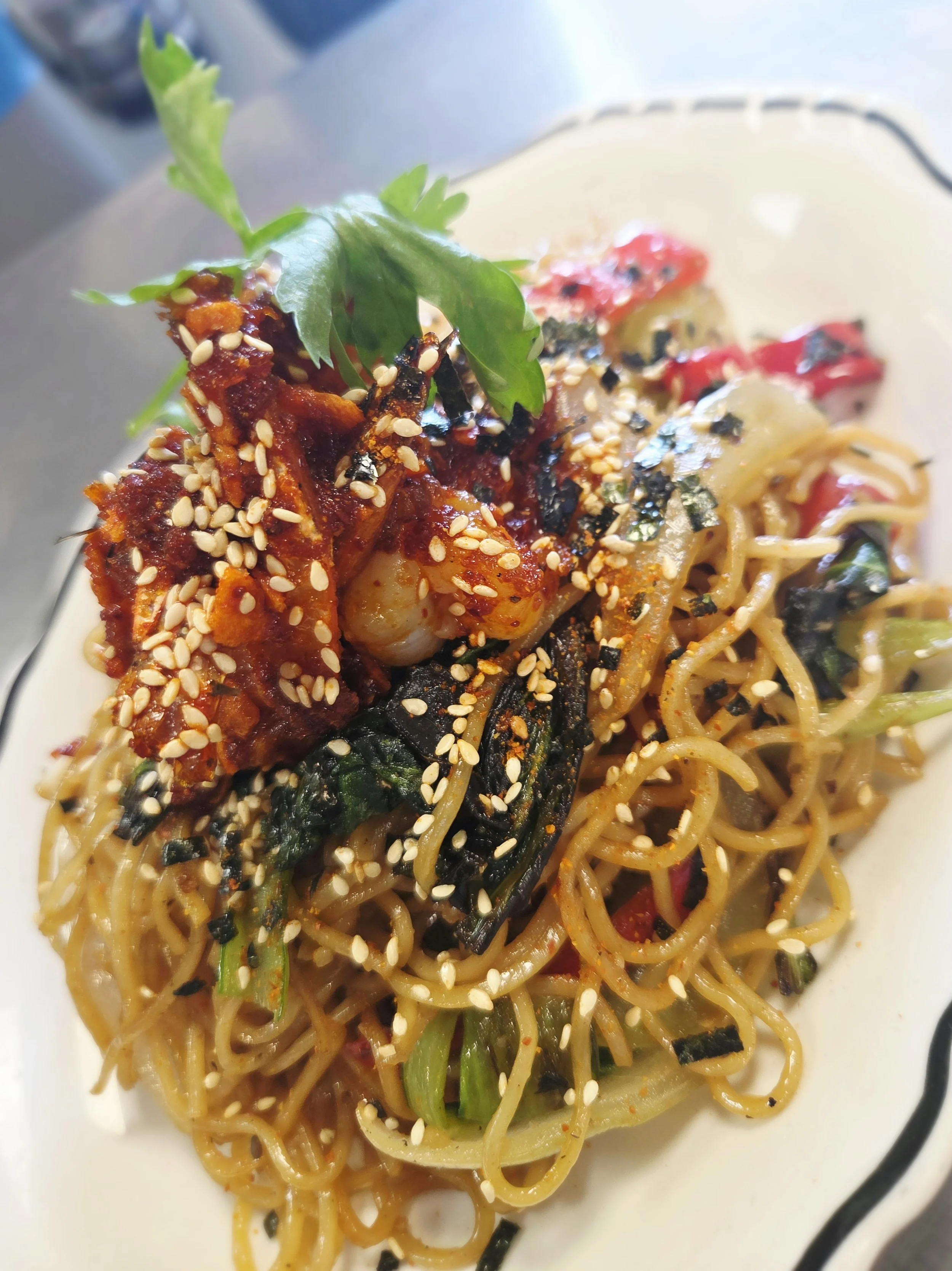 Japanese Shoyu Noodles - Shrimp