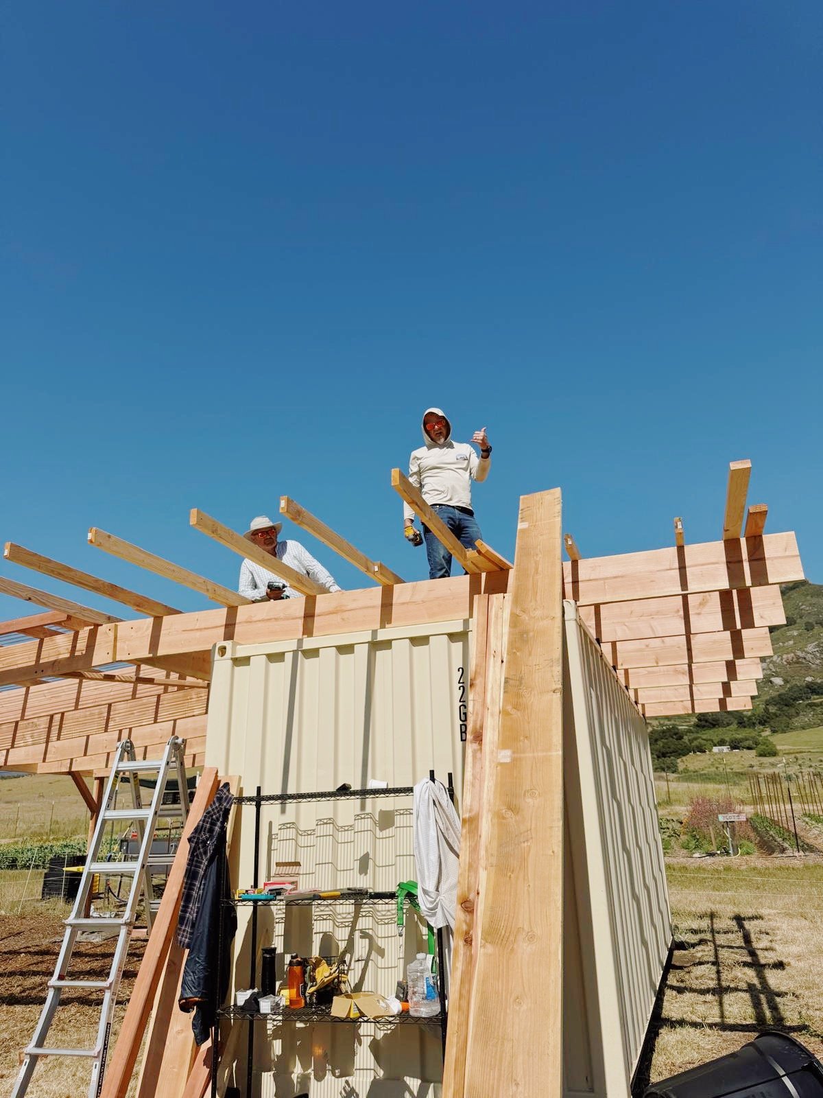 A Full Week (250 holes, sweet potatoes &amp; a new gathering space)