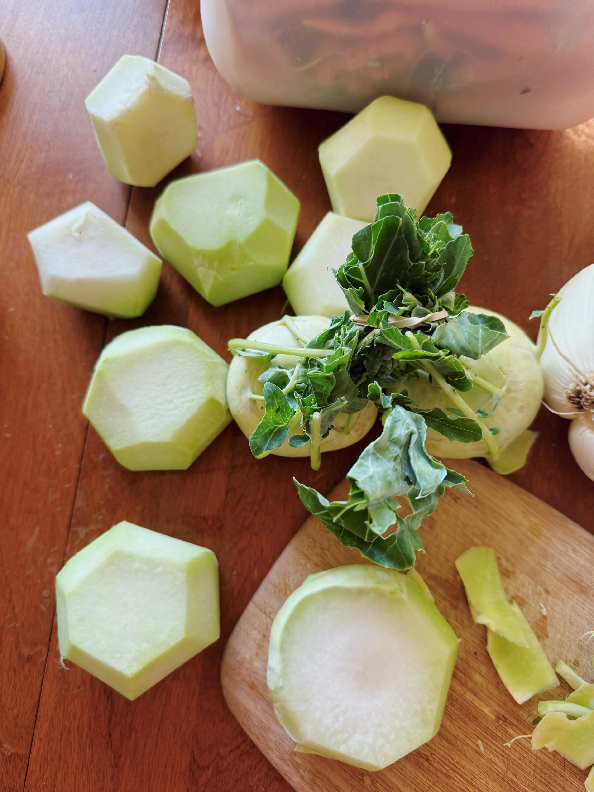 organic vegetables kohlrabi recipe