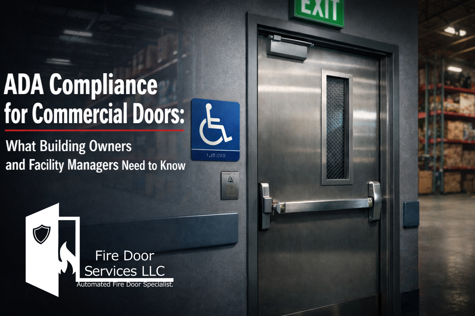 ADA Compliance for Commercial Doors: What Building Owners and Facility Managers Need to Know