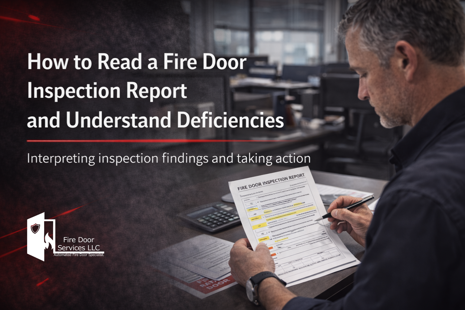 How to Read a Fire Door Inspection Report and Understand Deficiencies