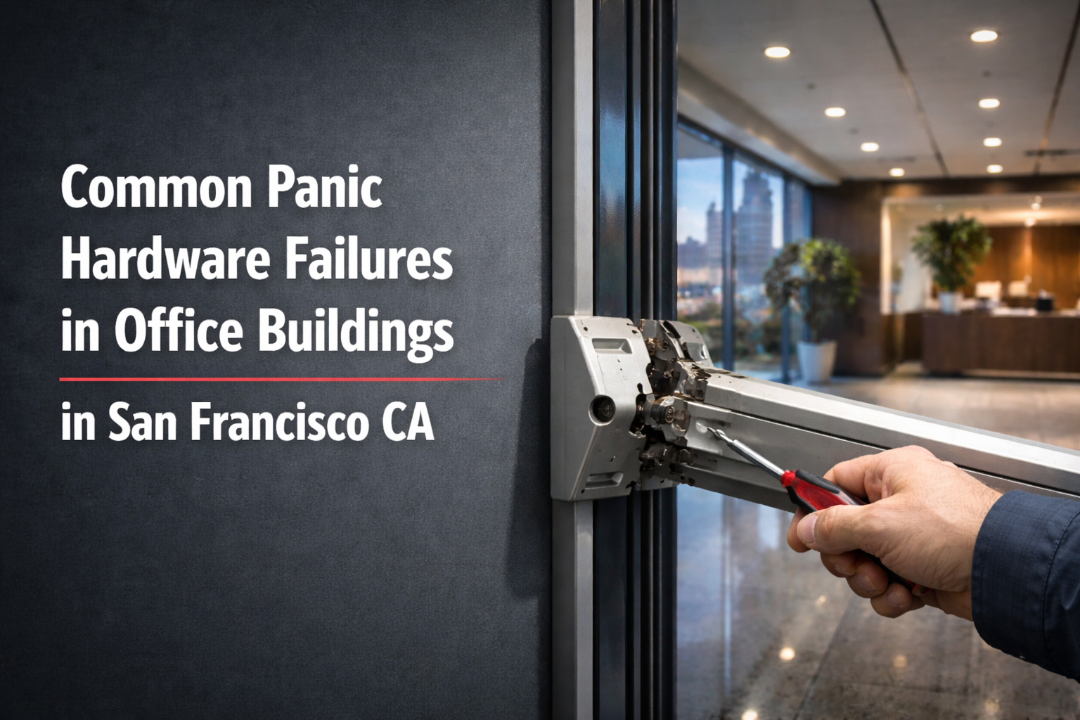 Common Panic Hardware Failures in Office Buildings in San Francisco CA