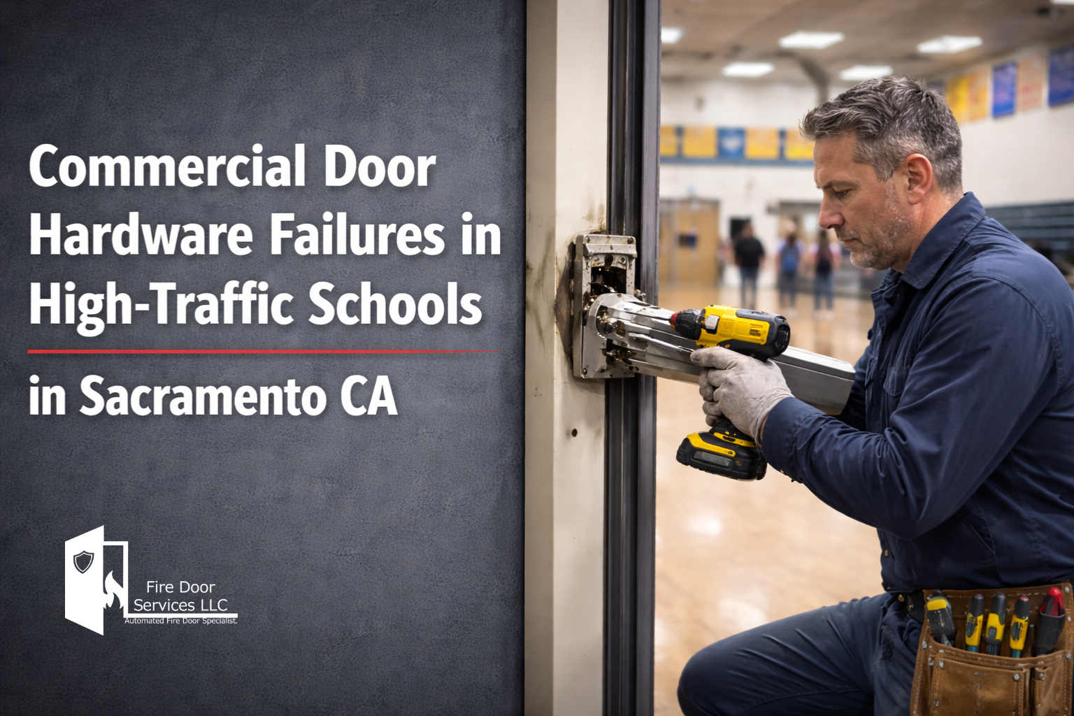 Commercial Door Hardware Failures in High-Traffic Schools in Sacramento CA