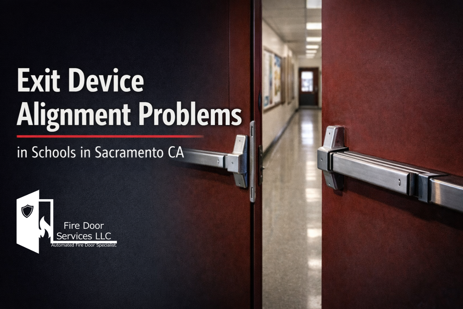 Exit Device Alignment Problems in Schools in Sacramento CA