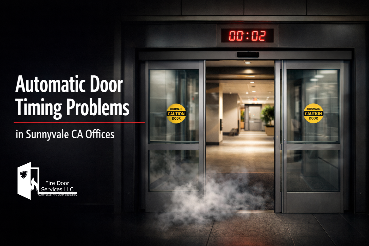 Automatic Door Timing Problems in Sunnyvale CA Offices