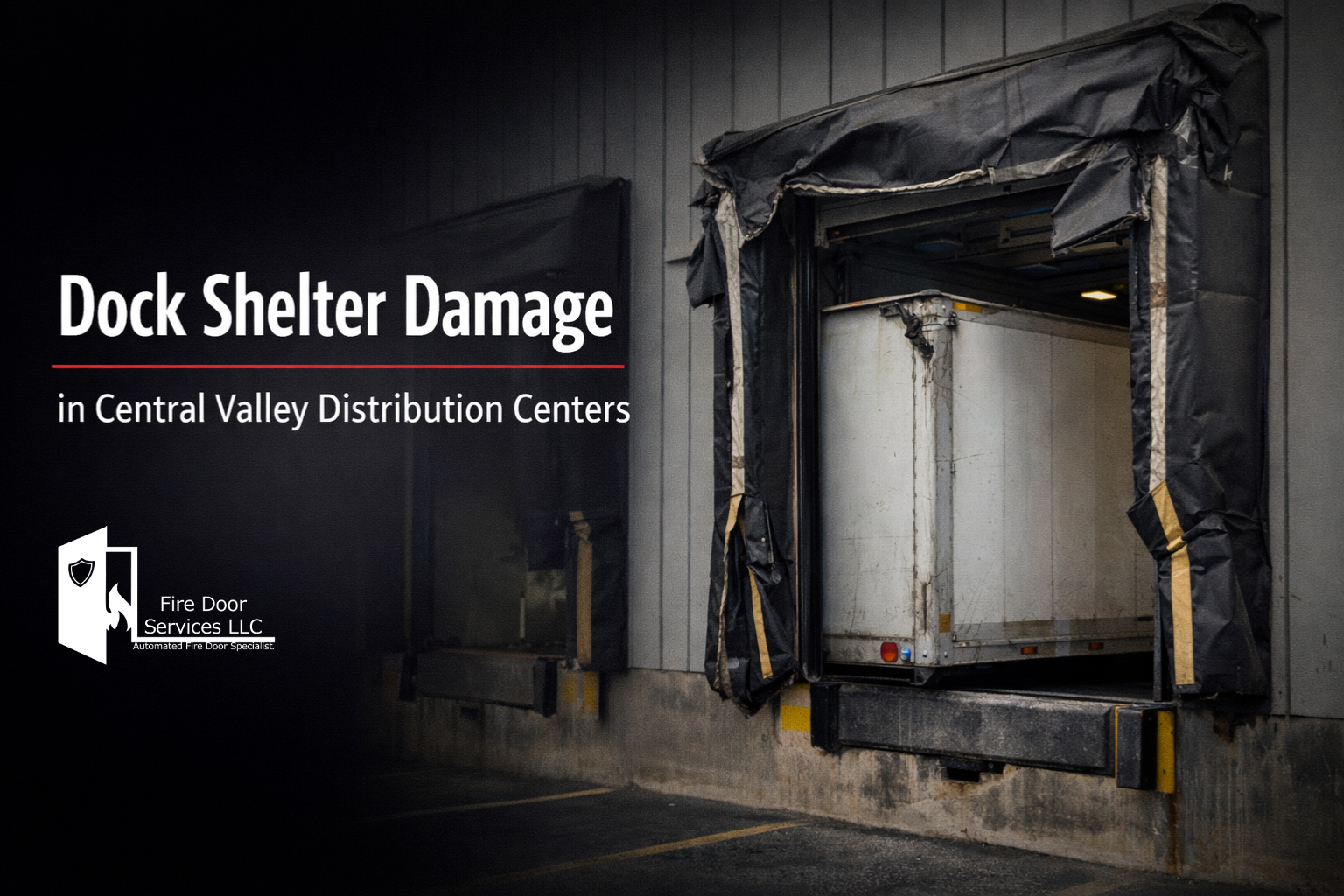 Dock Shelter Damage in Central Valley Distribution Centers