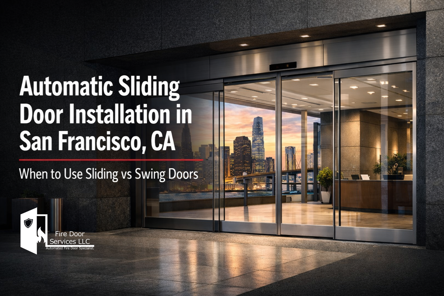 Automatic Sliding Door Installation in San Francisco CA: When to Use Sliding vs Swing Doors