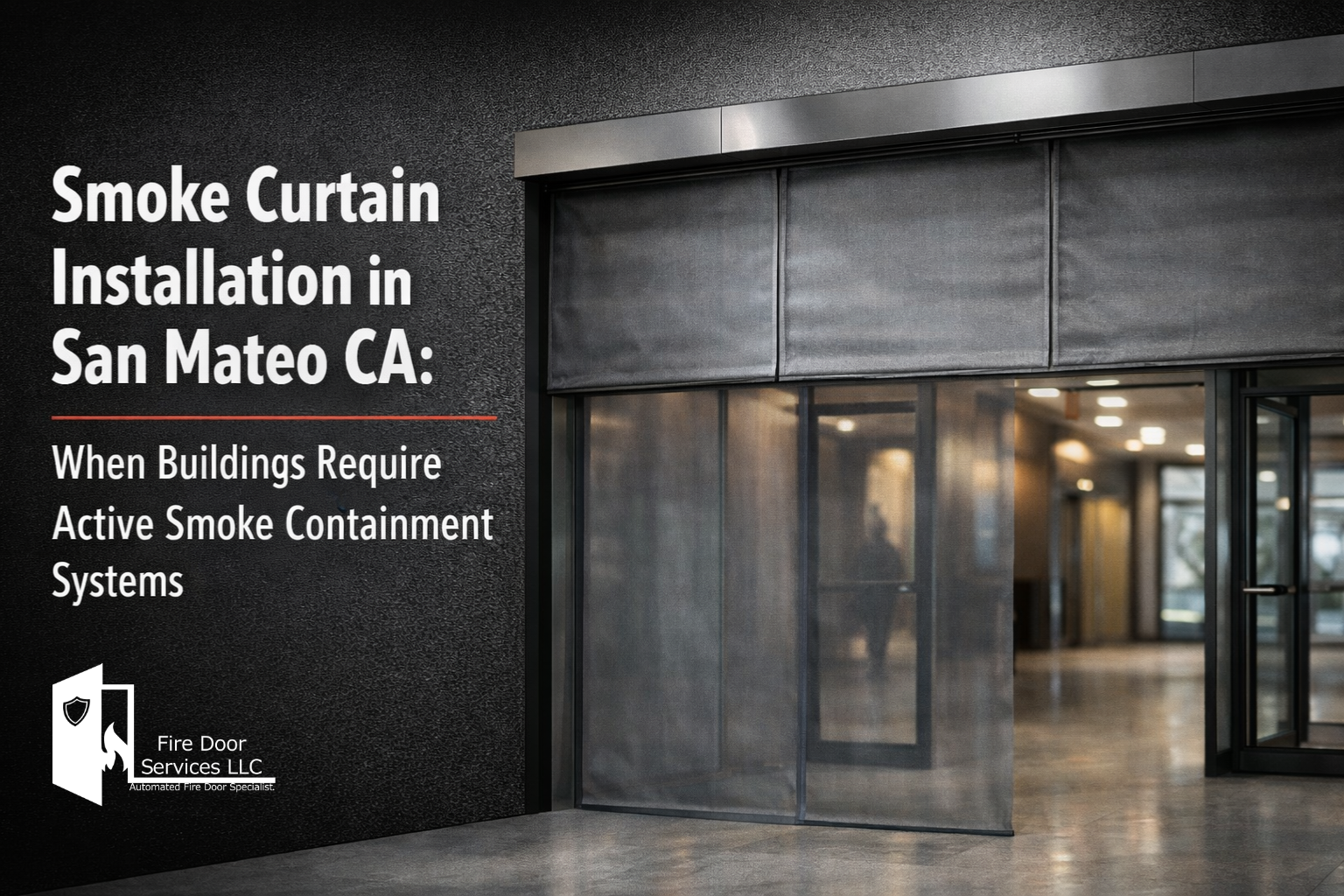 Smoke Curtain Installation in San Mateo CA: When Buildings Require Active Smoke Containment Systems