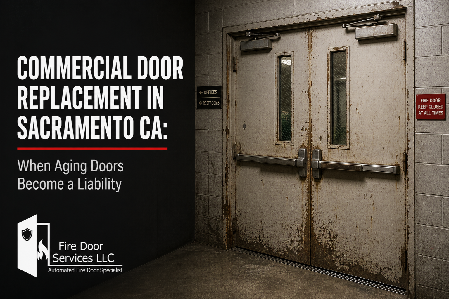 Commercial Door Replacement in Sacramento CA: When Aging Doors Become a Liability