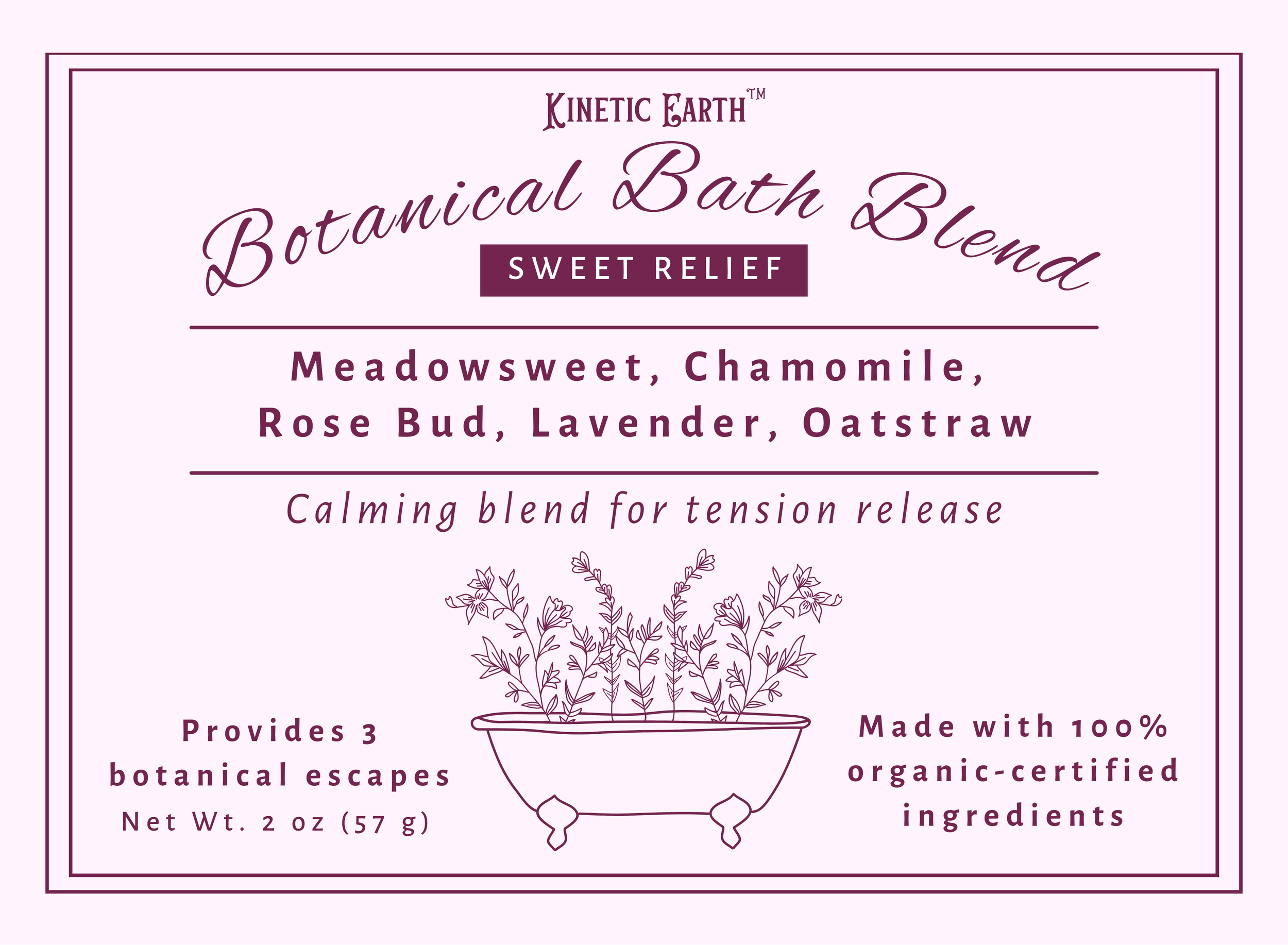 Botanical Bath Blend: Sweet Relief