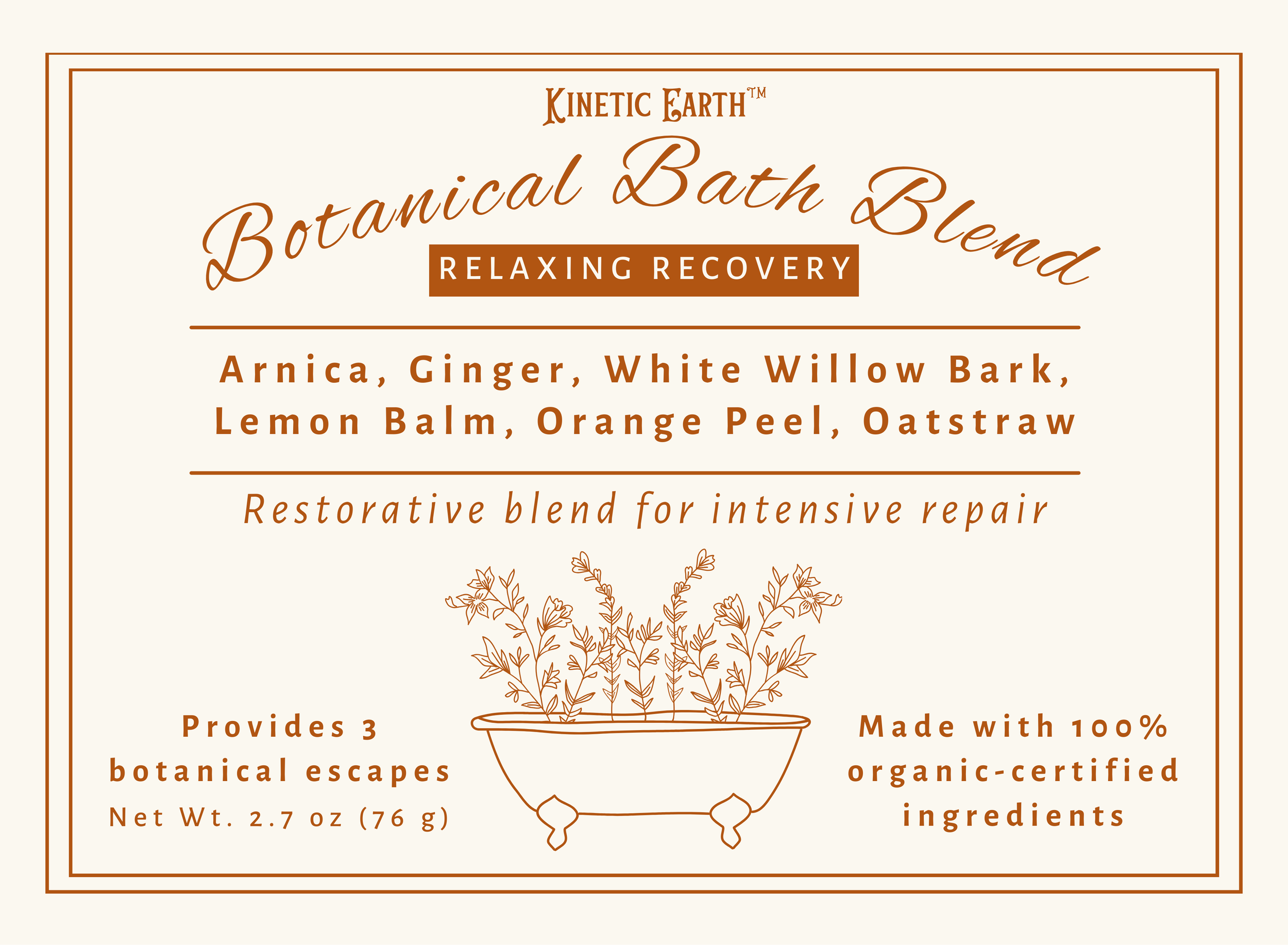 Botanical Bath Blend: Relaxing Recovery
