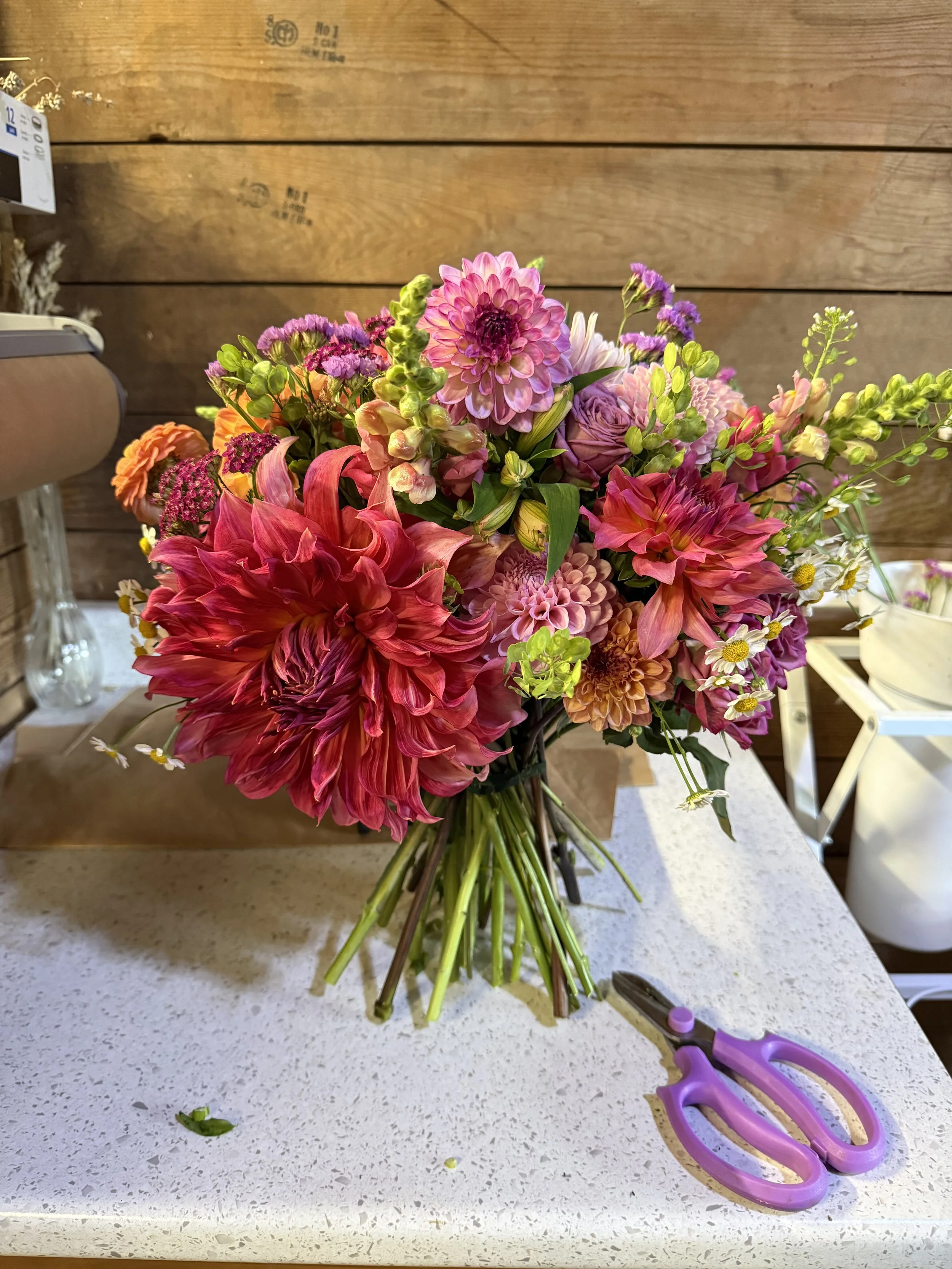 Large Wrapped Bouquet - Farmer/Designers Choice Bunch