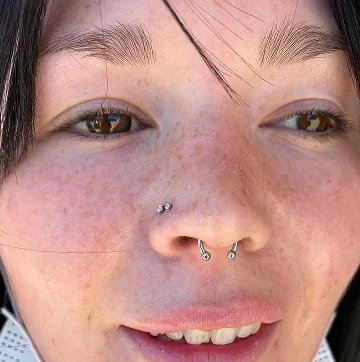 Nose piercings