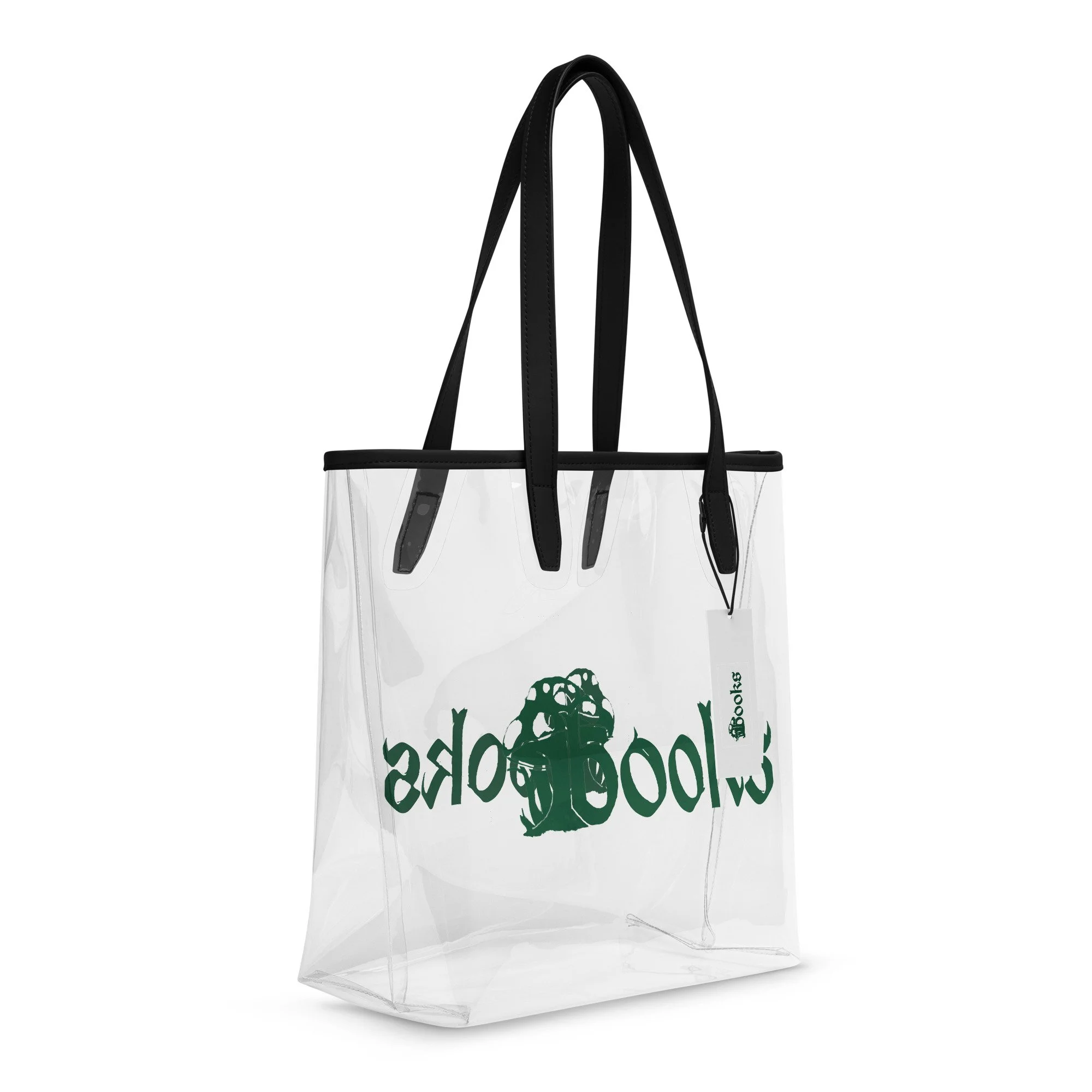 Toadstool Books l Clear tote bag