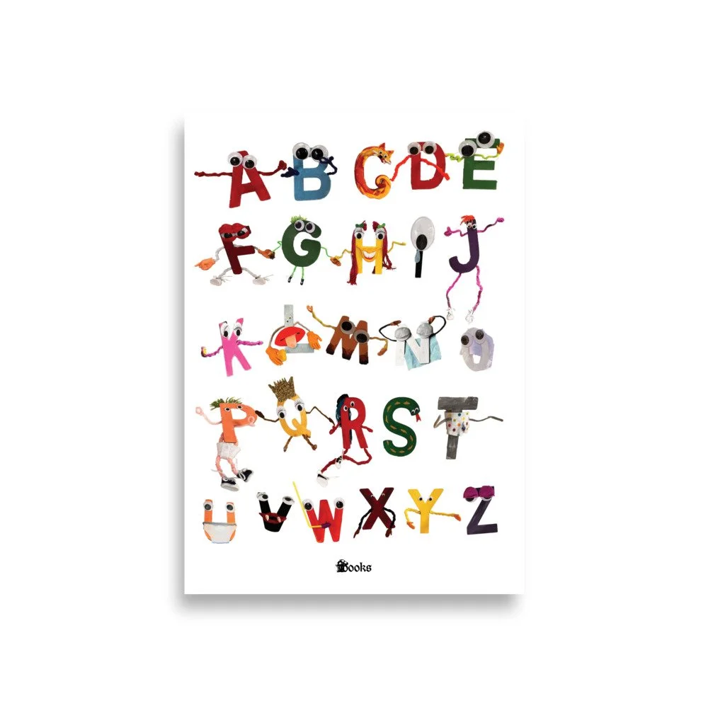 Alphabet Hide and Seek Poster