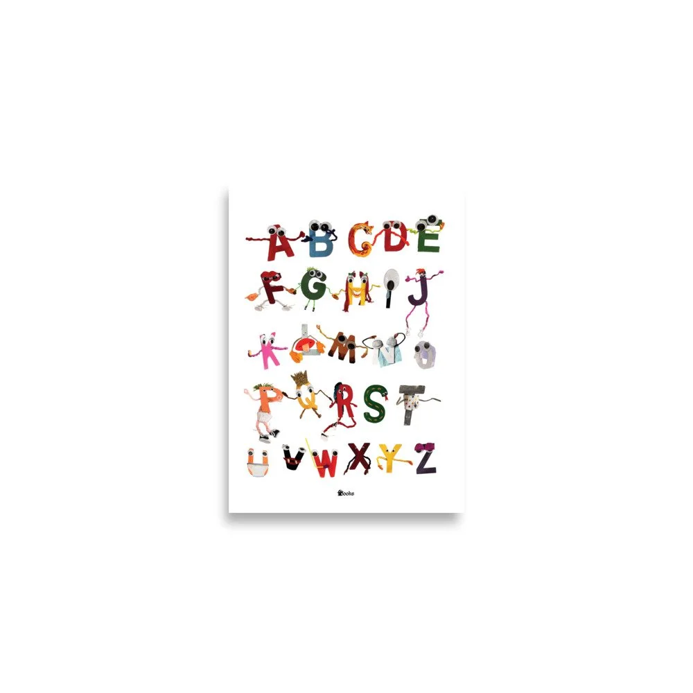 Alphabet Hide and Seek Poster