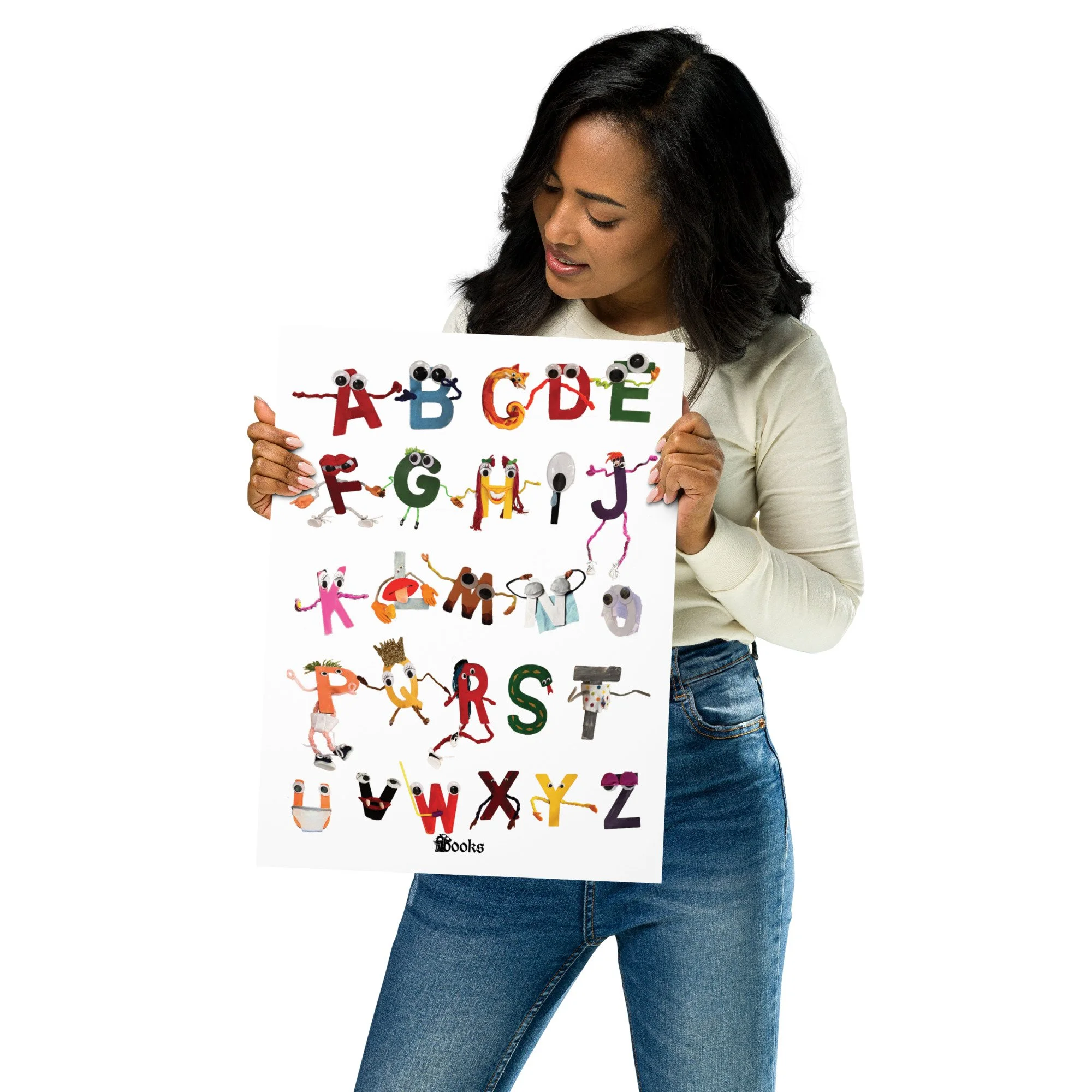 Alphabet Hide and Seek Poster