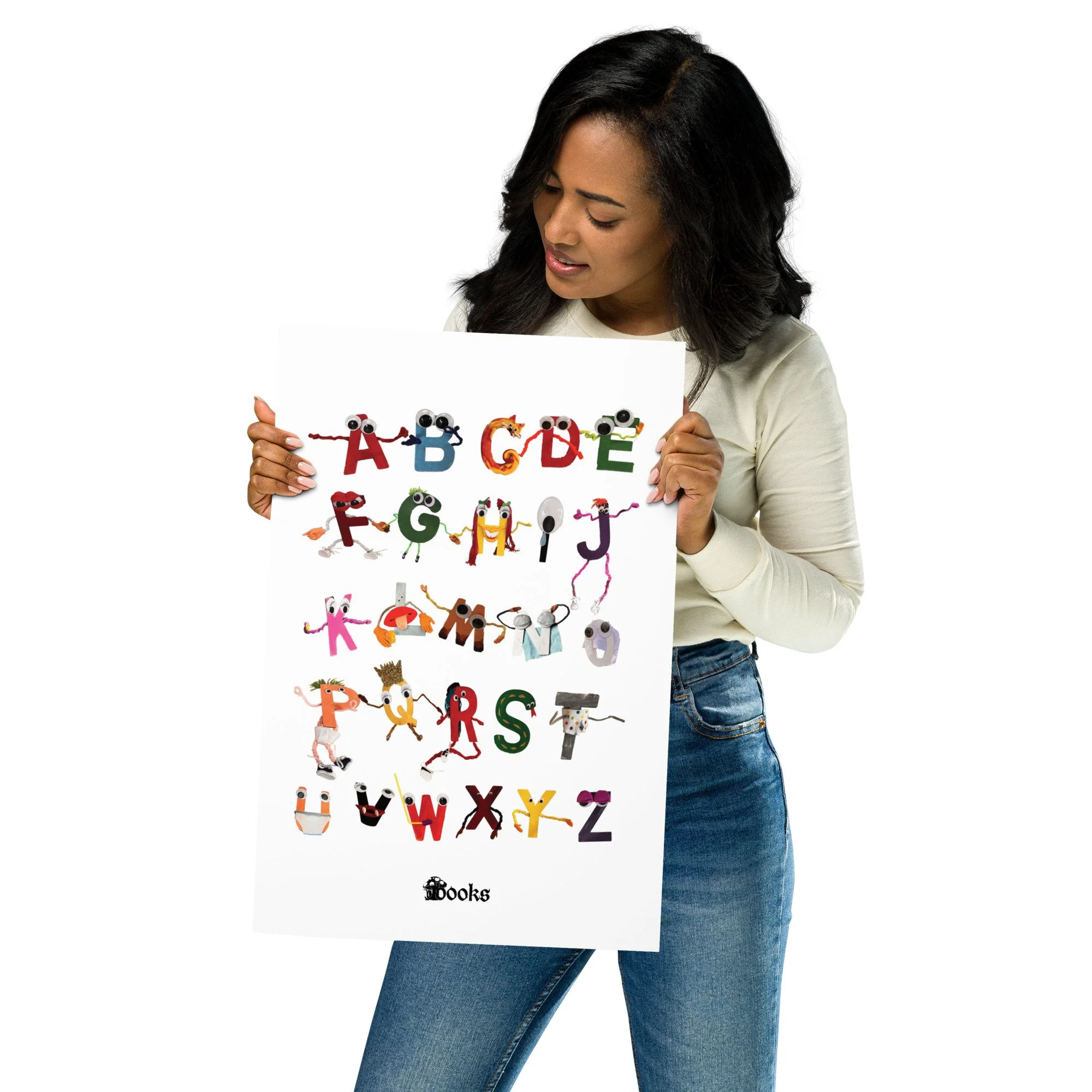 Alphabet Hide and Seek Poster