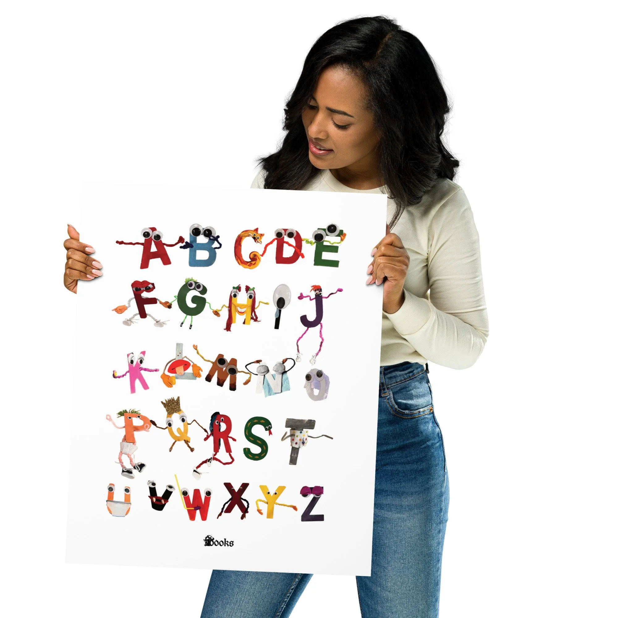 Alphabet Hide and Seek Poster