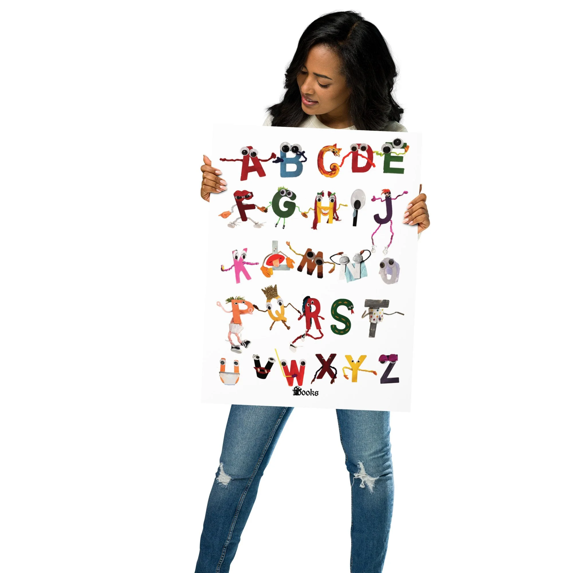 Alphabet Hide and Seek Poster