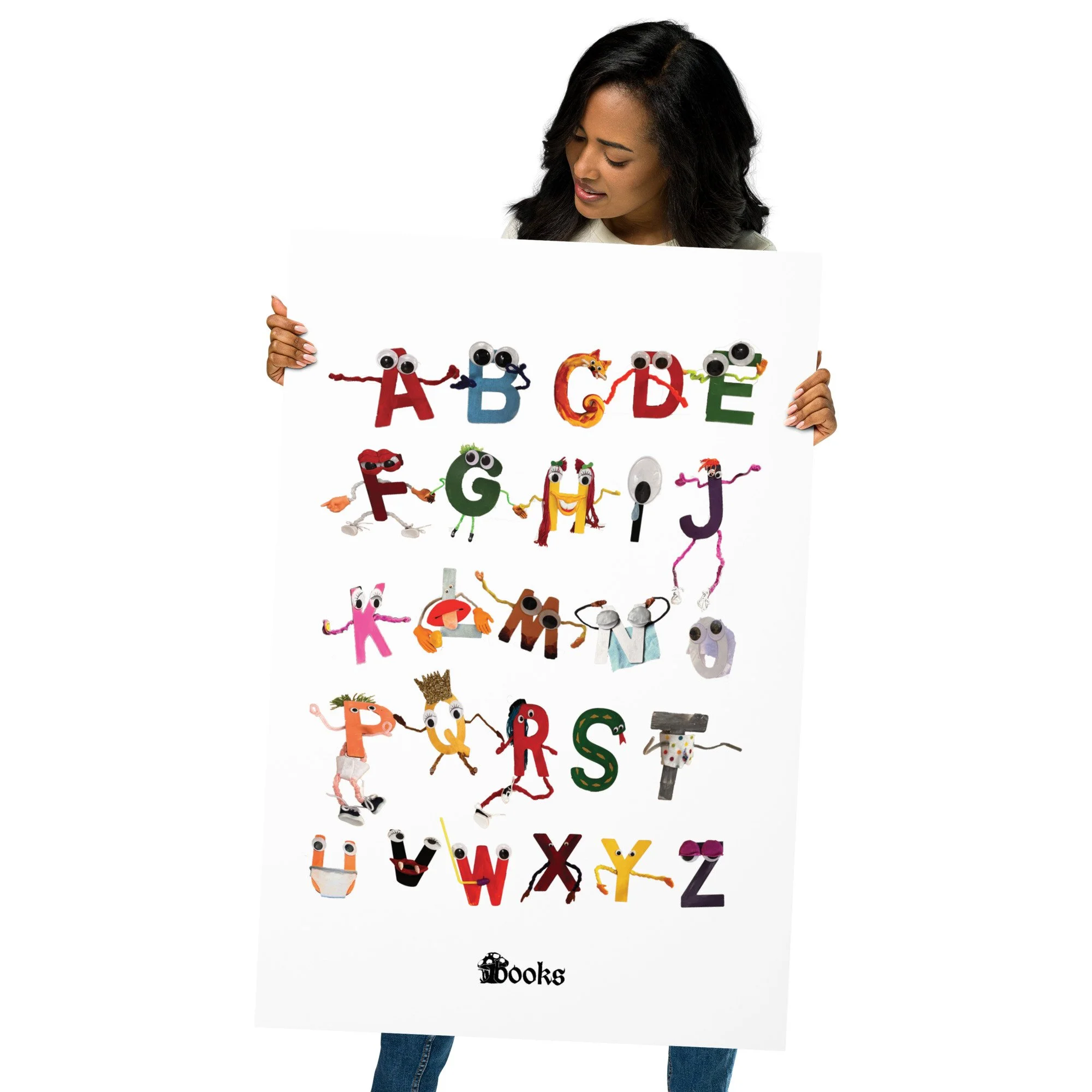 Alphabet Hide and Seek Poster