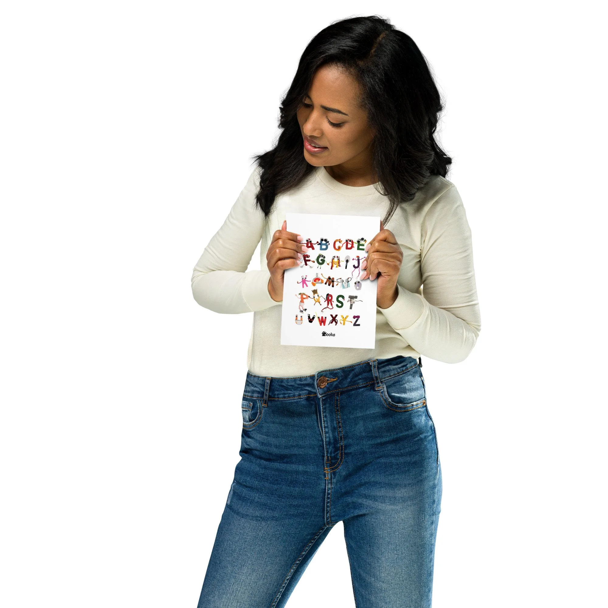 Alphabet Hide and Seek Poster