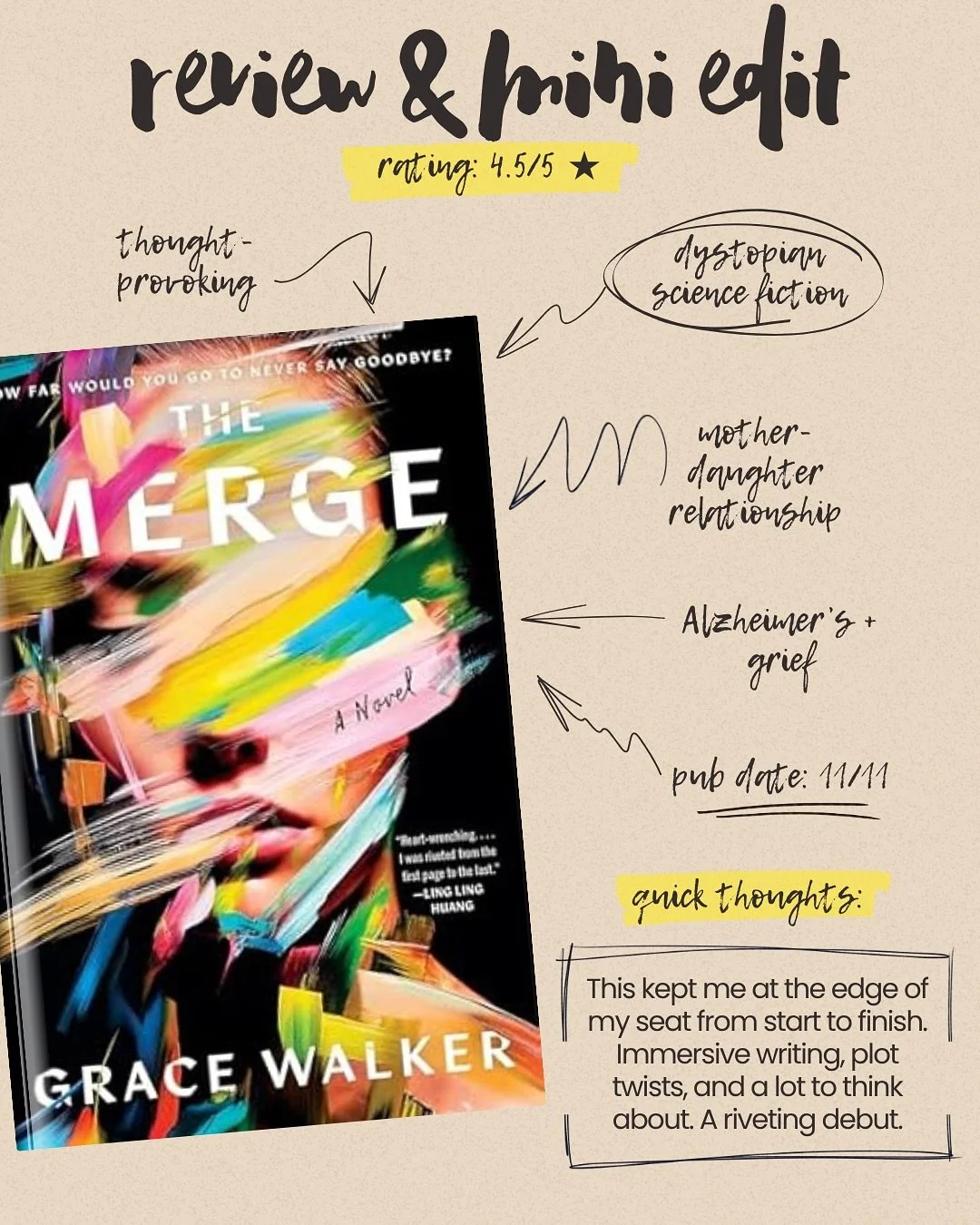 🥳 Happy Pub Day to this riveting debut.

Thank you to @netgalley and @marinerbooks for the digital review copy and the opportunity to be an early reader.

In this dystopian future, population is out of control, resources are slim, and a private comp