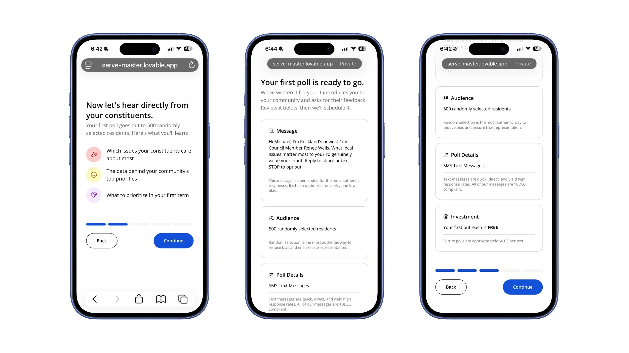 Onboarding Polling