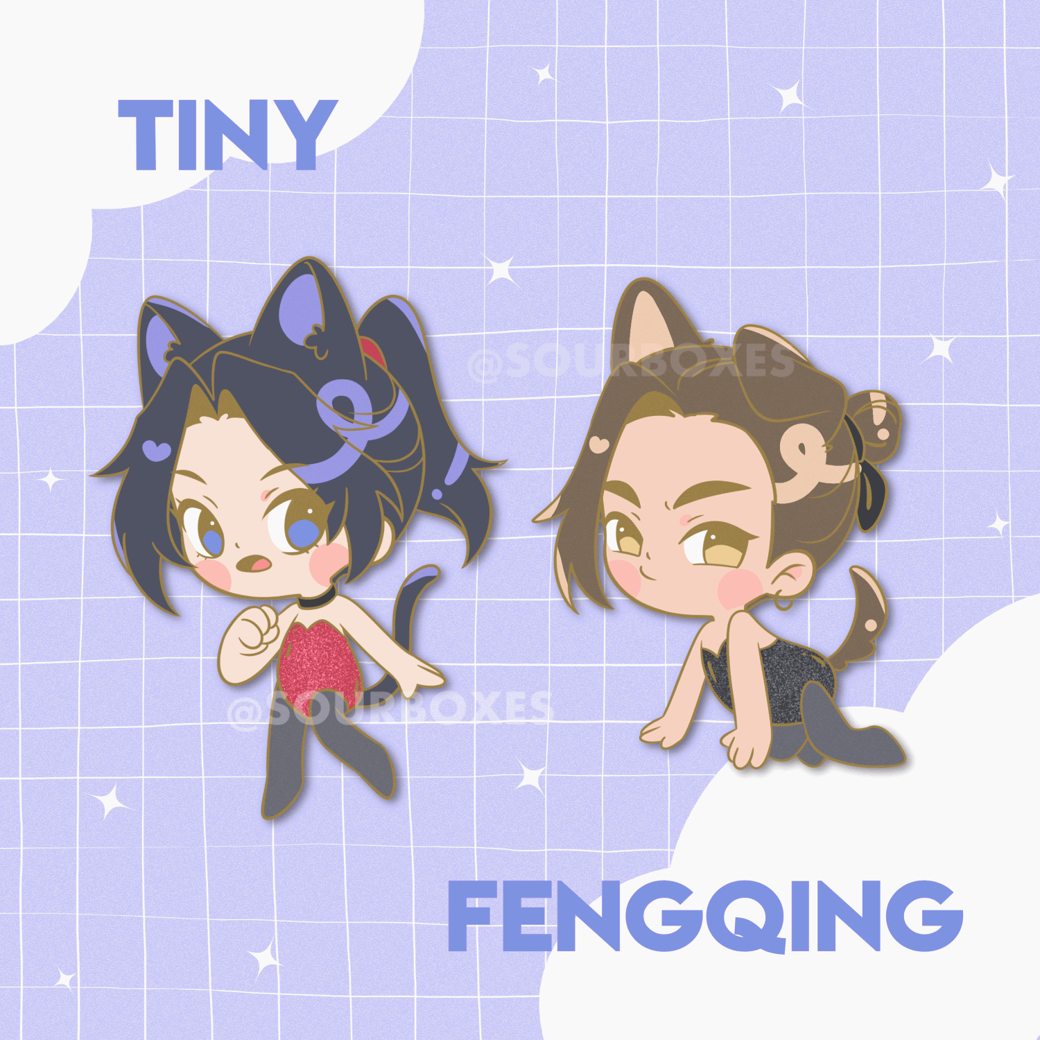 Tiny FengQing pin set [PRE ORDER]