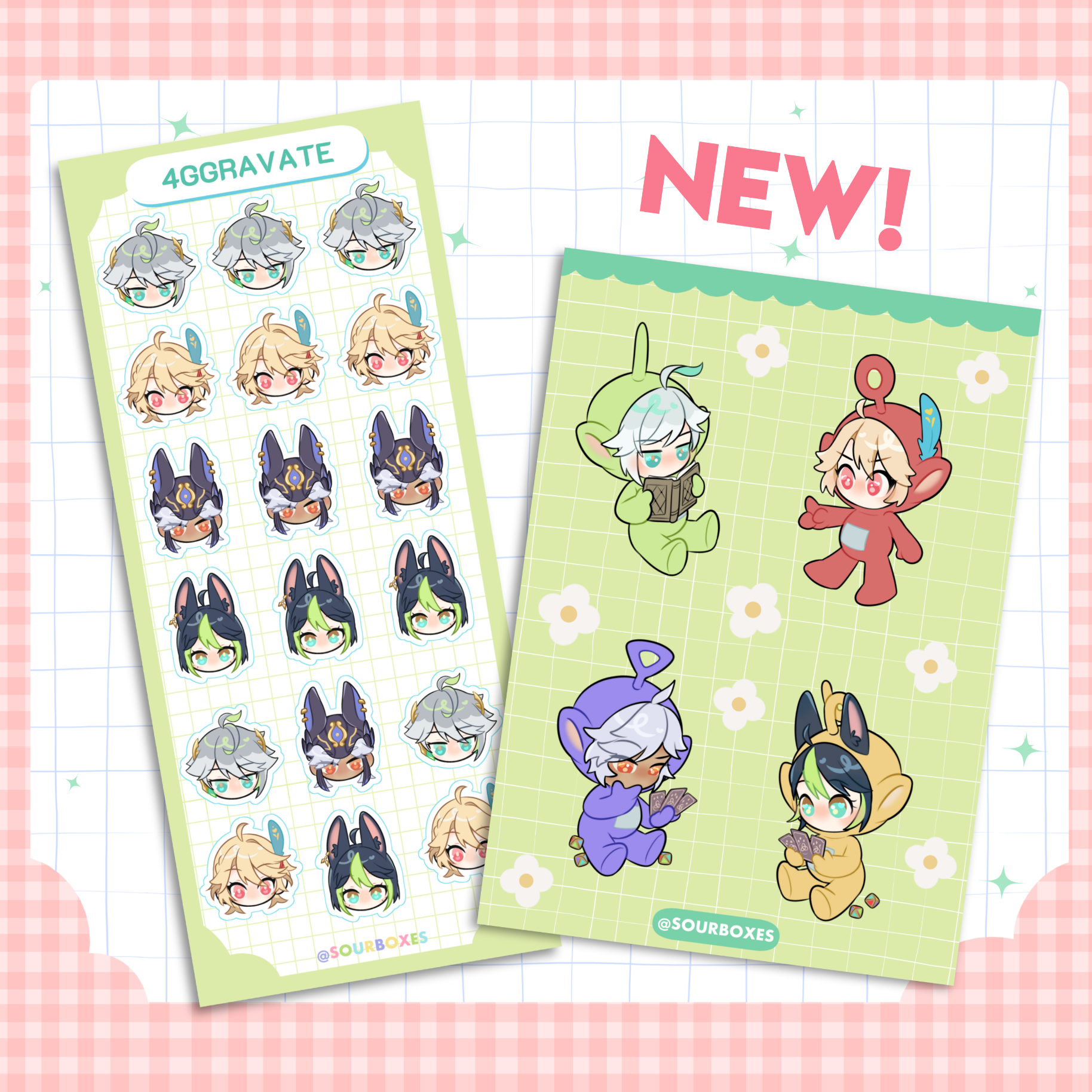 [ NEW ] Sumeru gang stickers