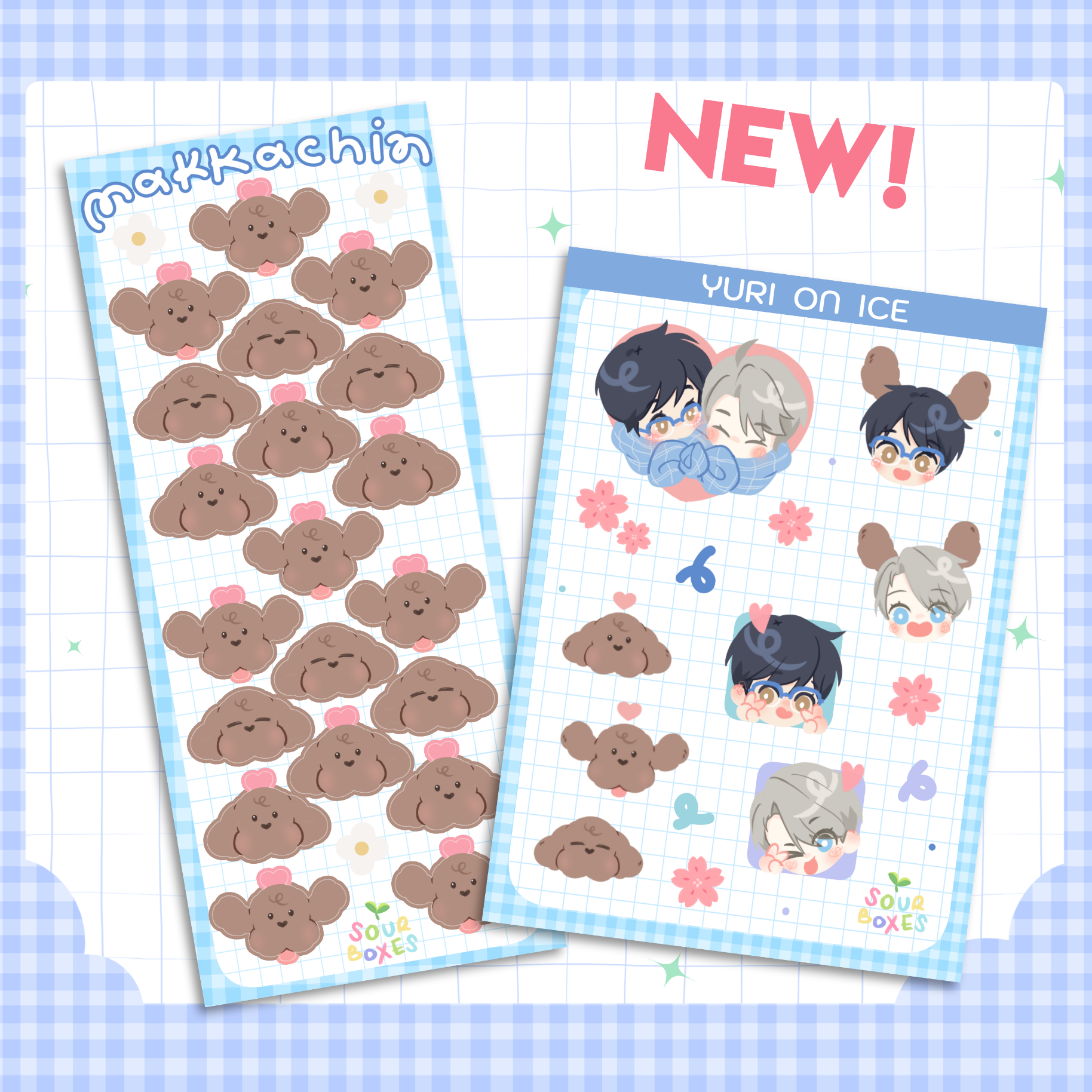 [ NEW ] YOI sticker sheets