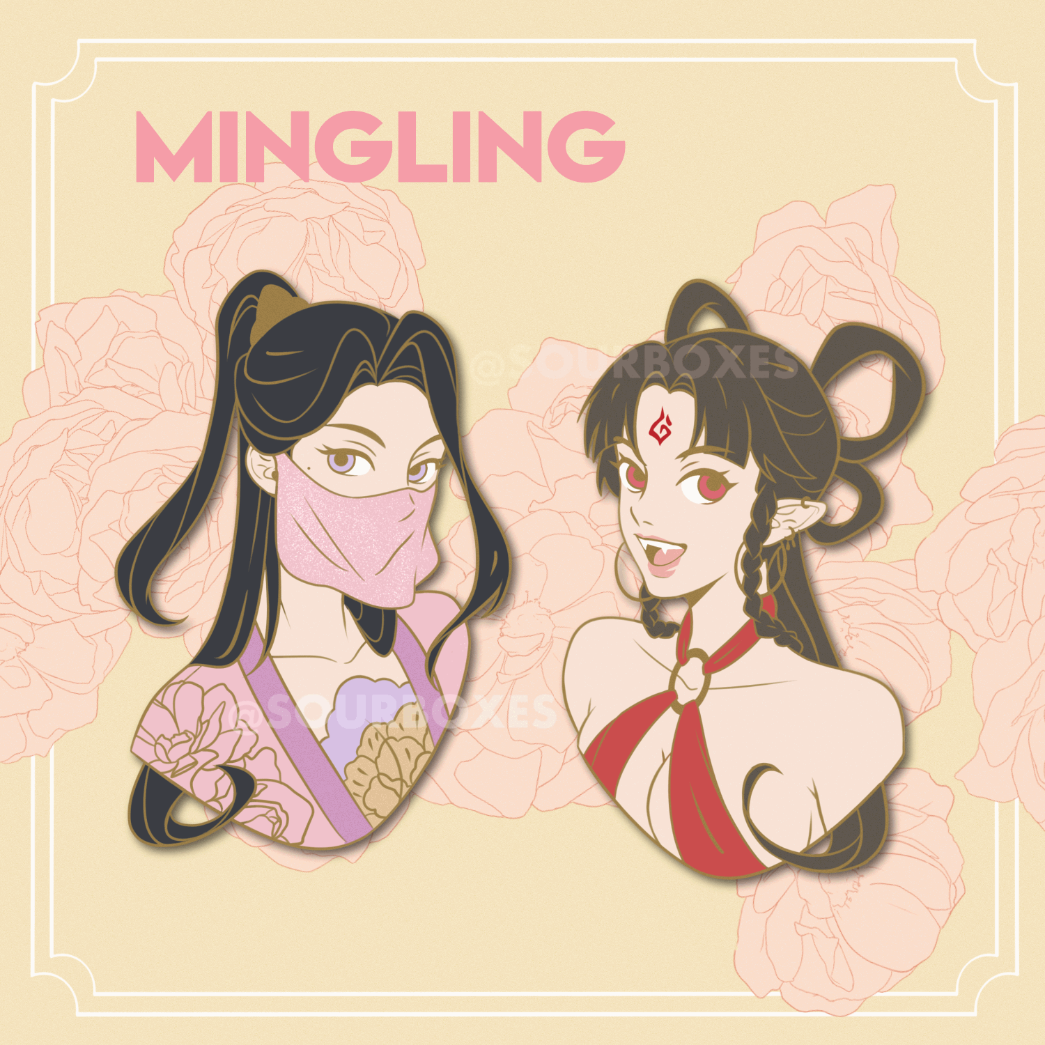 MingLing pin set [PRE ORDER]