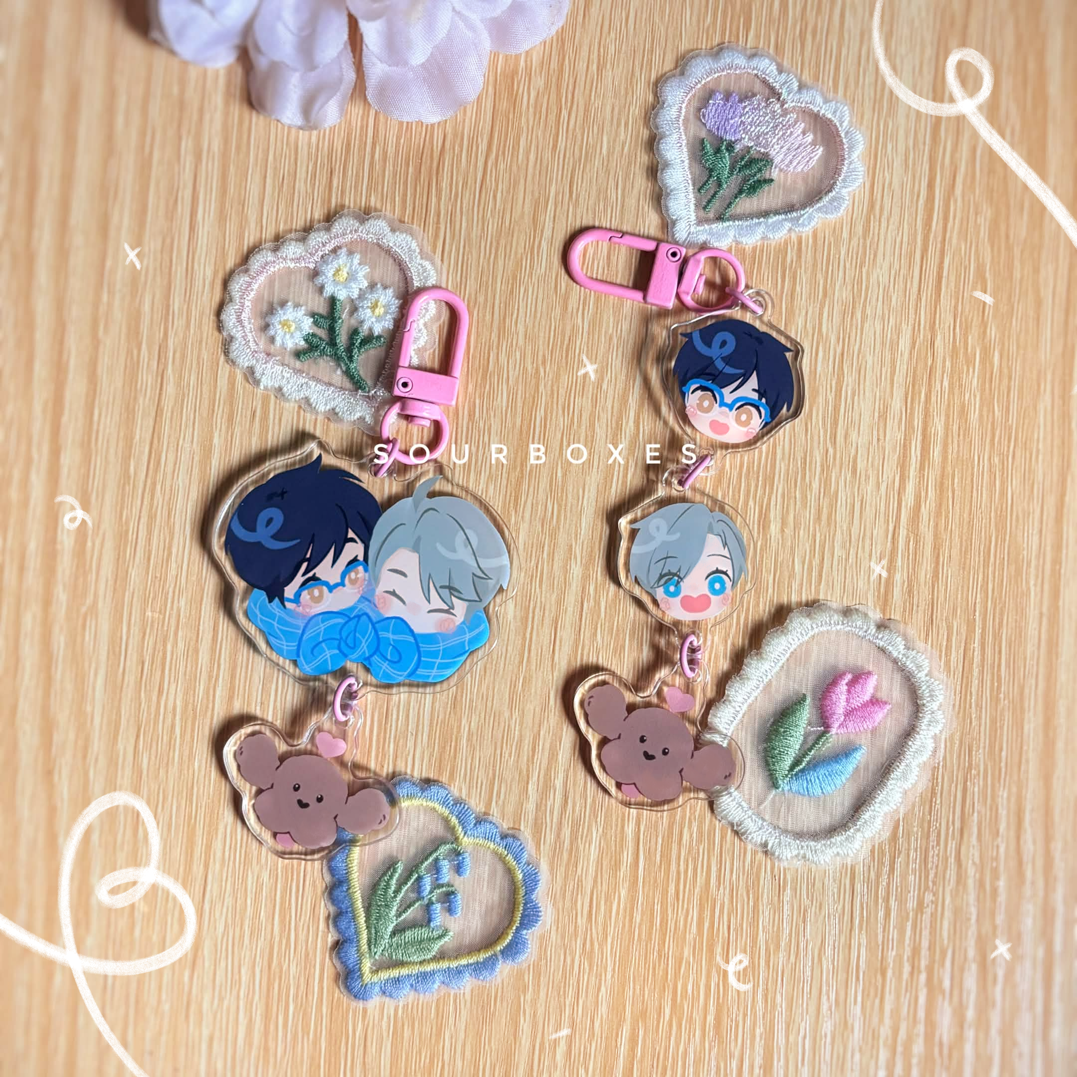 [ NEW ] YOI keychains ❄️